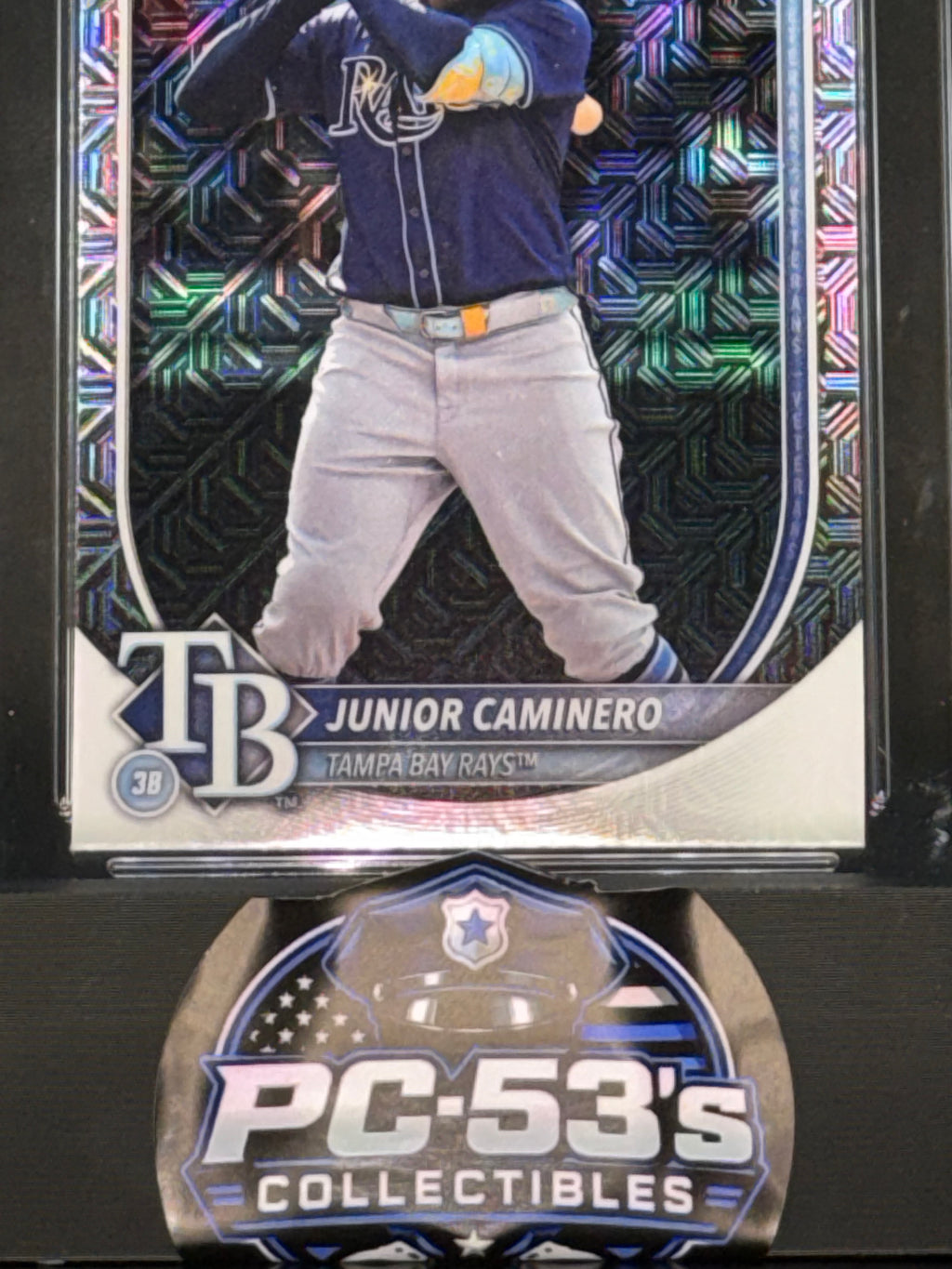 Bowman 2025 Bowman Chrome Mega Junior Caminero #13 Tampa Bay Rays Graded 10