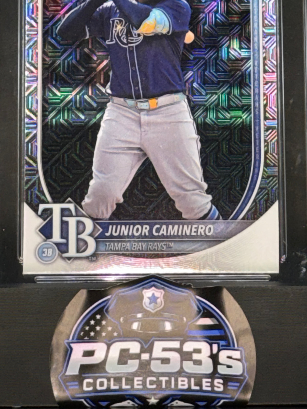 Bowman 2025 Bowman Chrome Mega Junior Caminero #13 Tampa Bay Rays Graded 10