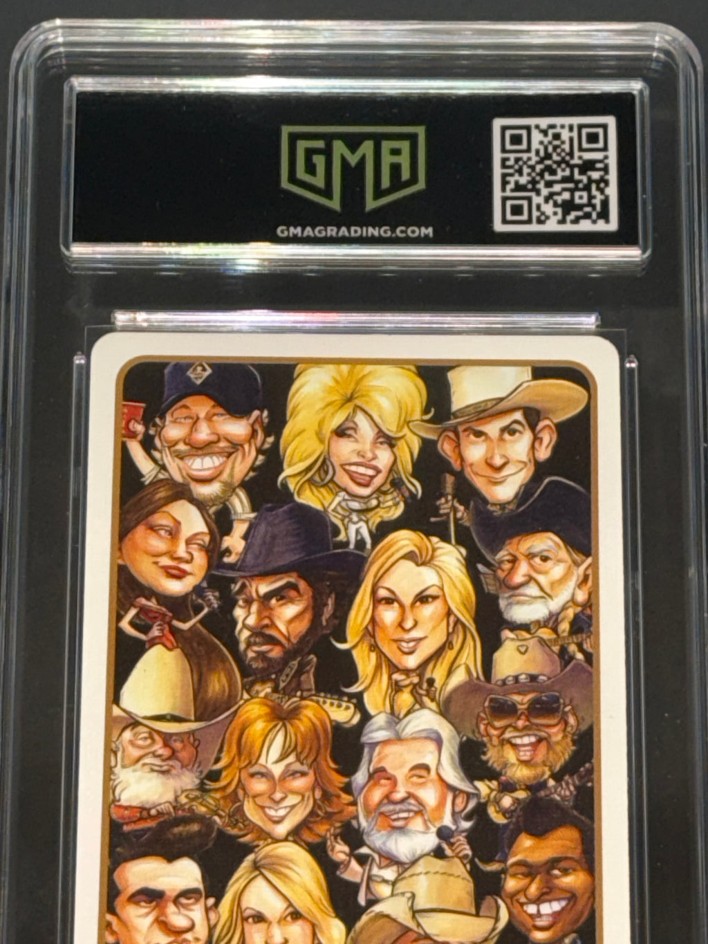 Hero Deck Country Music Johnny Cash King of Clubs Playing Card GMA 10 Graded