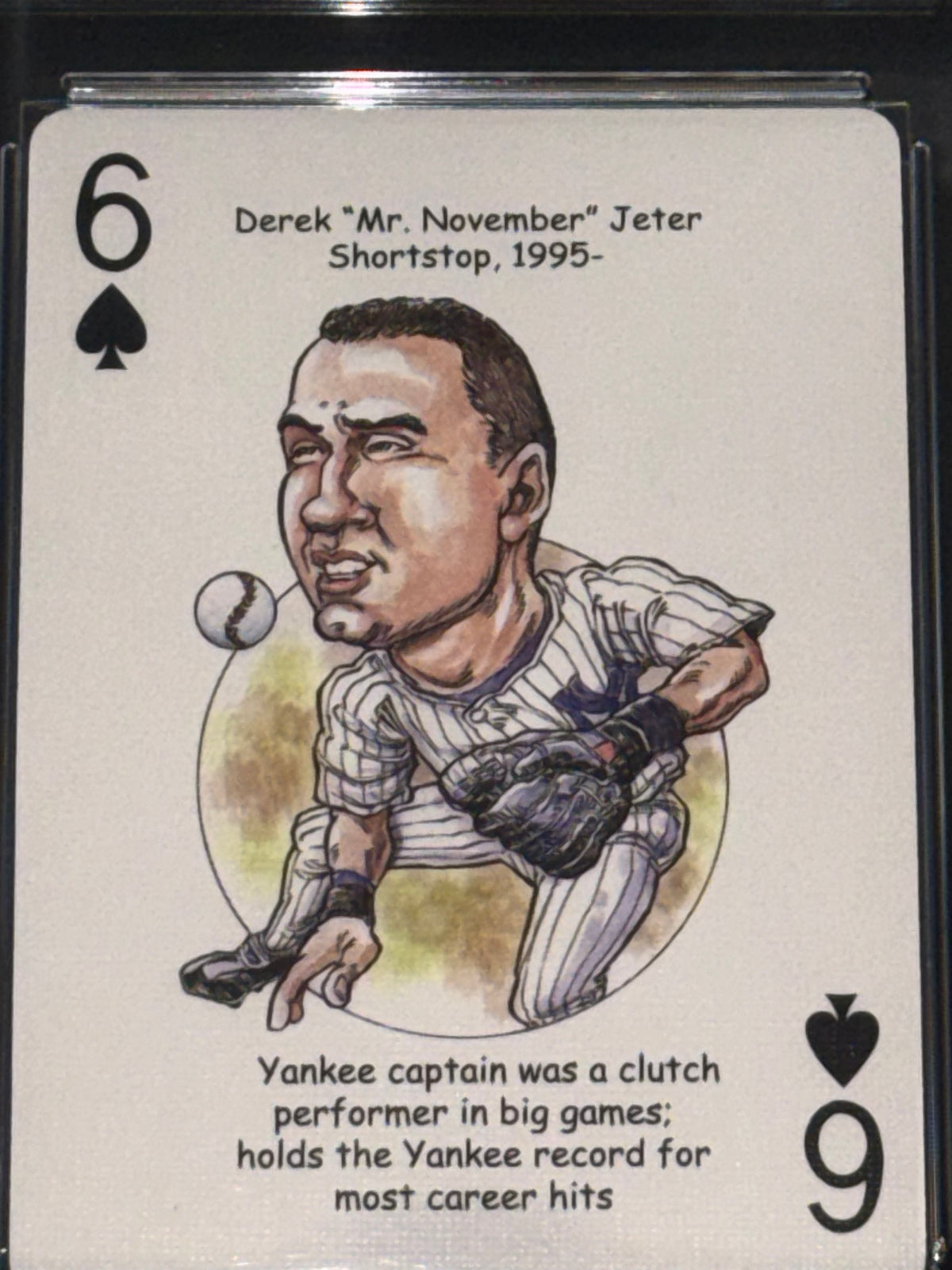 Hero Decks 2005 New York Baseball Heroes Derek Jeter Yankees #6S Graded