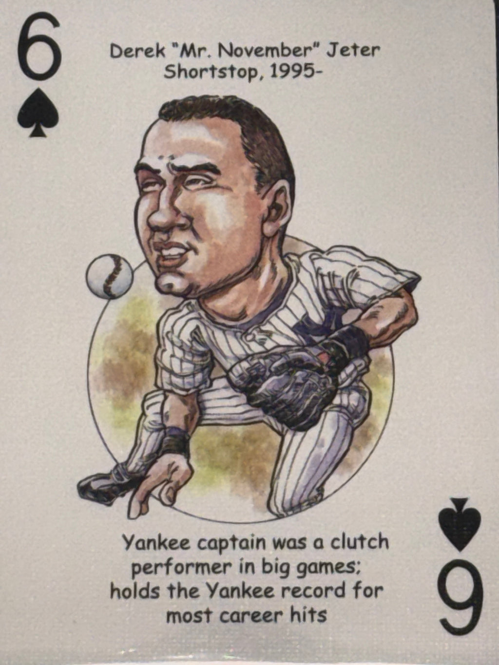 Hero Decks 2005 New York Baseball Heroes Derek Jeter Yankees #6S Graded