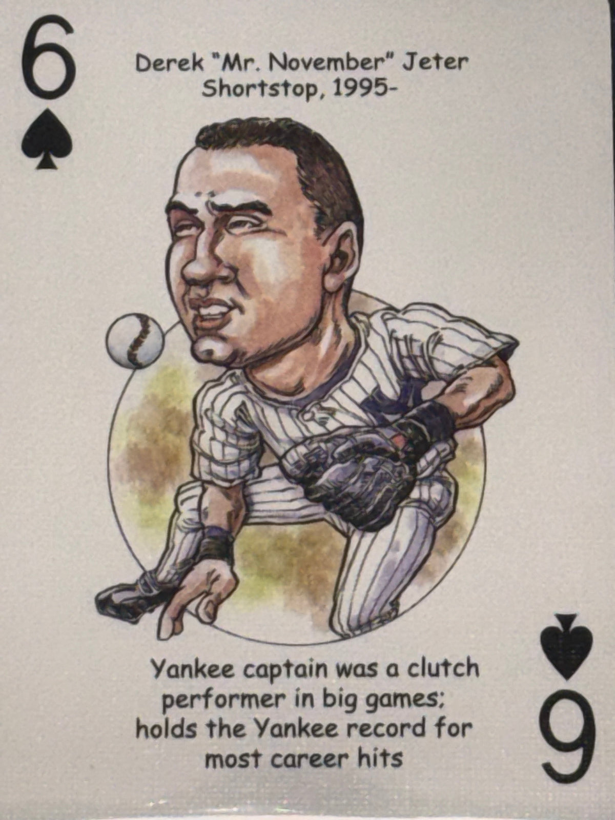 Hero Decks 2005 New York Baseball Heroes Derek Jeter Yankees #6S Graded