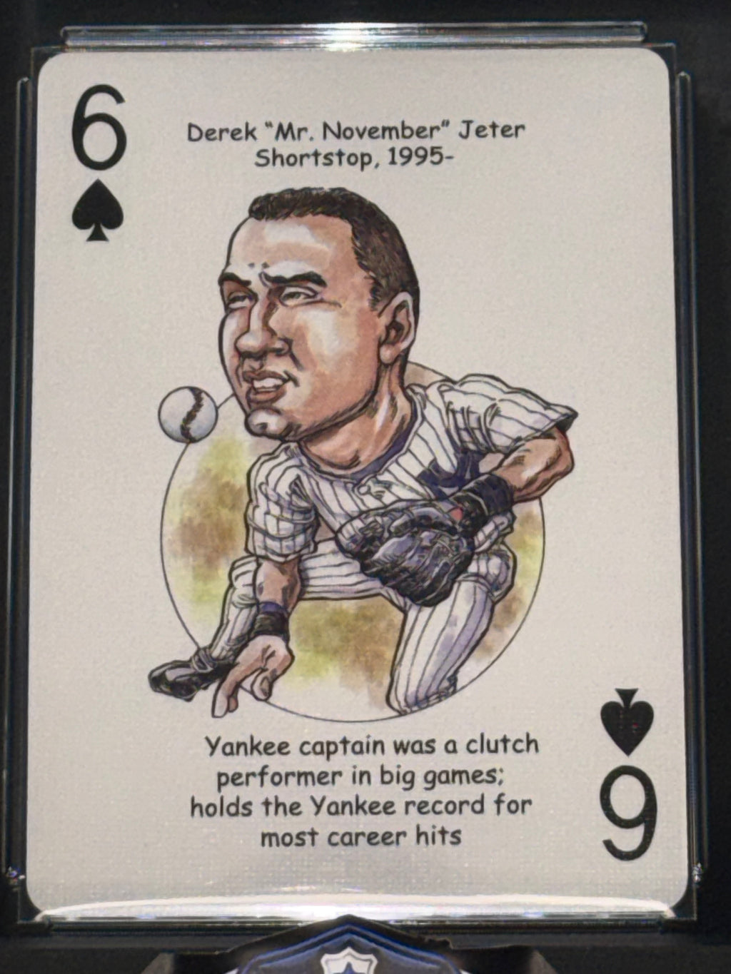 Hero Decks 2005 New York Baseball Heroes Derek Jeter Yankees #6S Graded