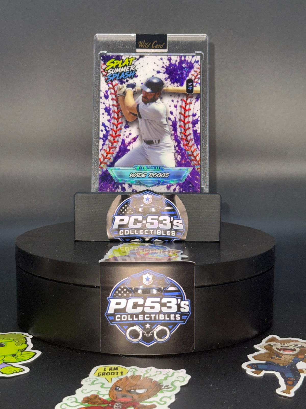 Wild Card 2026 Splat Summer Splash Kaleidoscope Purple Wade Boggs 4/4