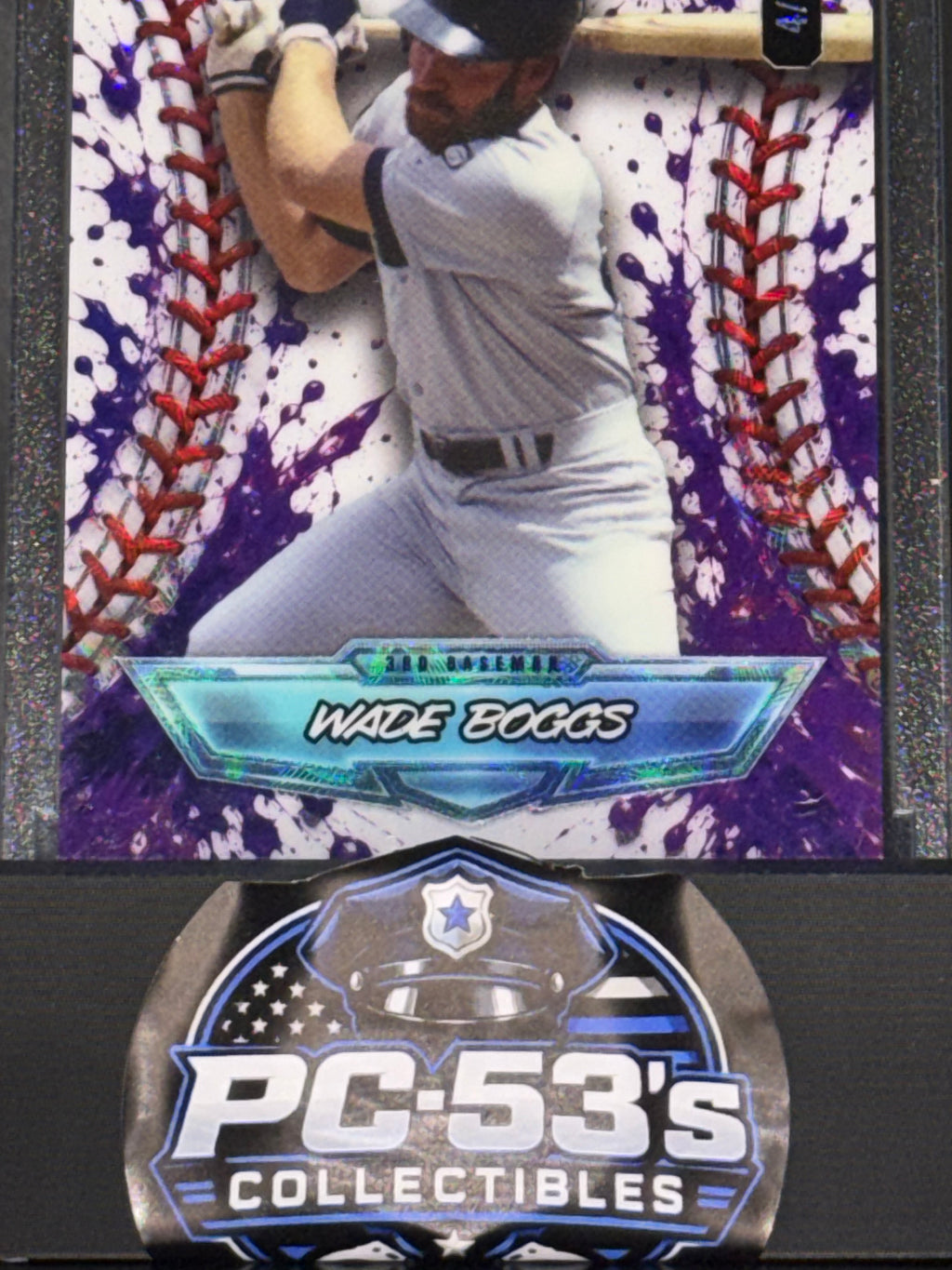 Wild Card 2026 Splat Summer Splash Kaleidoscope Purple Wade Boggs 4/4
