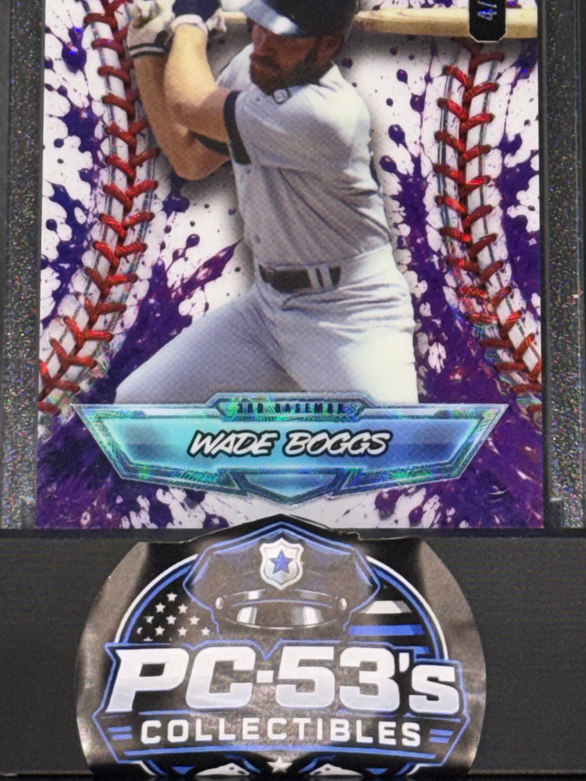 Wild Card 2026 Splat Summer Splash Kaleidoscope Purple Wade Boggs 4/4