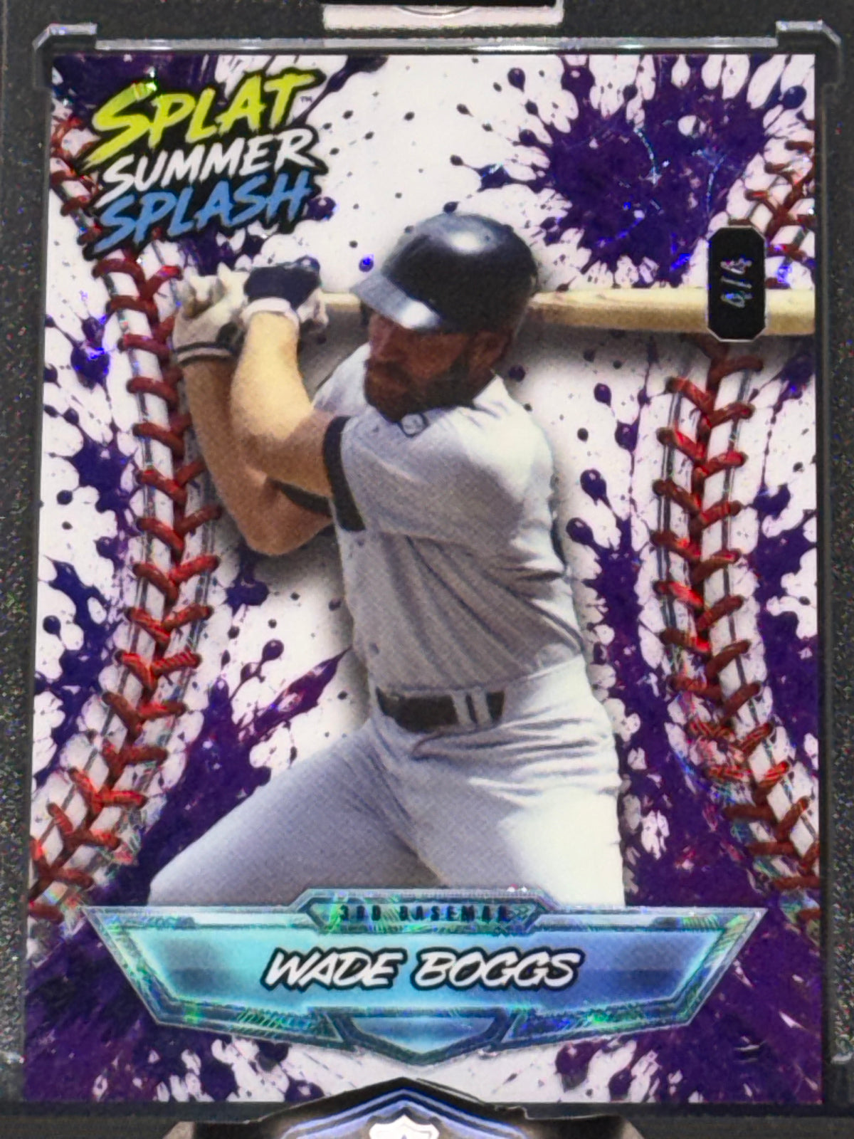 Wild Card 2026 Splat Summer Splash Kaleidoscope Purple Wade Boggs 4/4