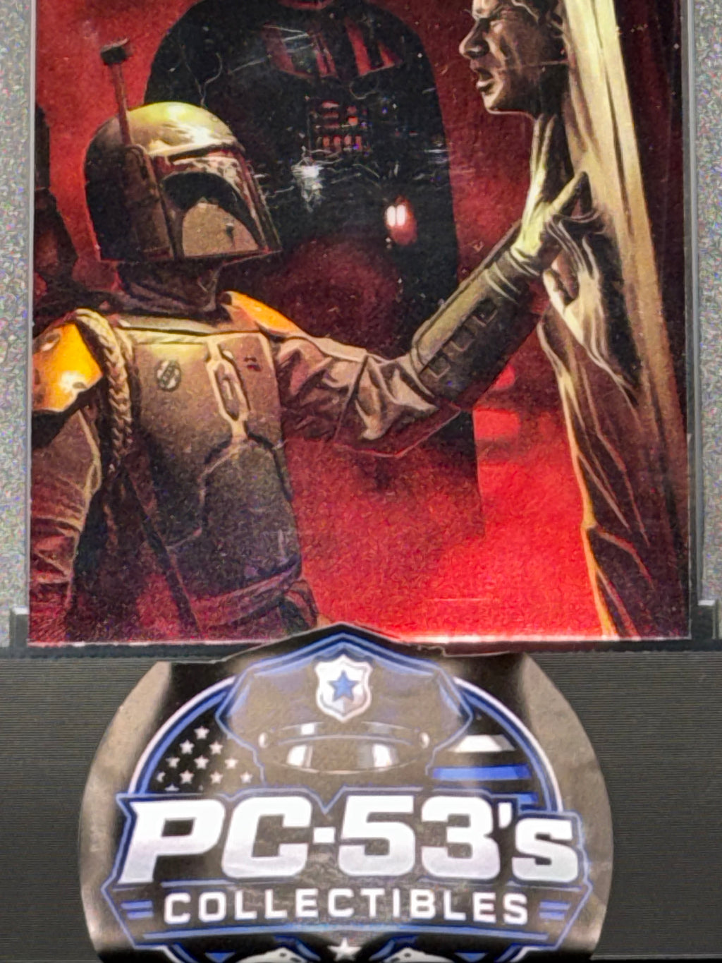 Topps Star Wars Galaxy #65 The Bounty Hunter's Prize Boba Fett Vader Han Solo