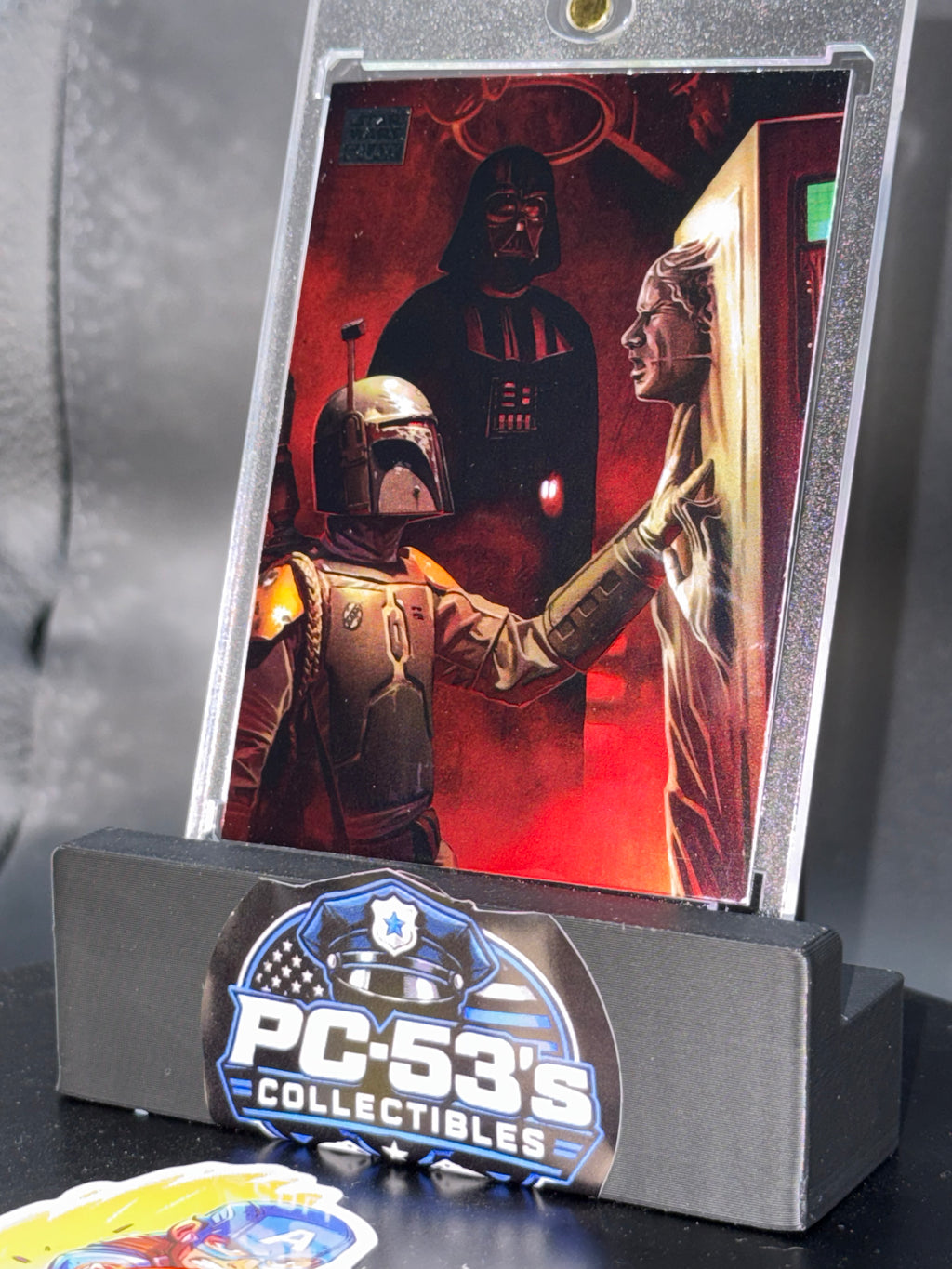 Topps Star Wars Galaxy #65 The Bounty Hunter's Prize Boba Fett Vader Han Solo