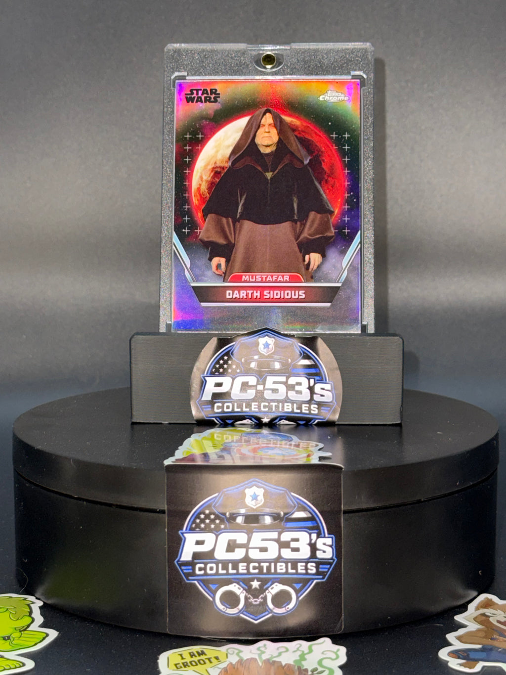 Topps Star Wars Topps Chrome Refractor #100 Darth Sidious Mustafar ROTS