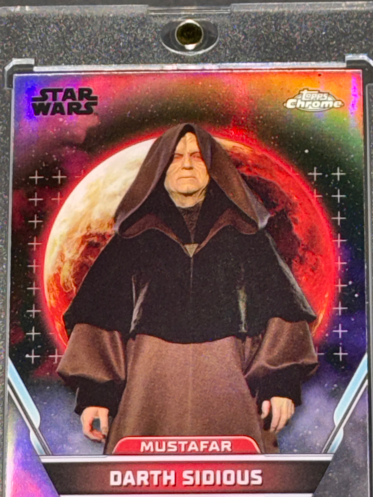 Topps Star Wars Topps Chrome Refractor #100 Darth Sidious Mustafar ROTS