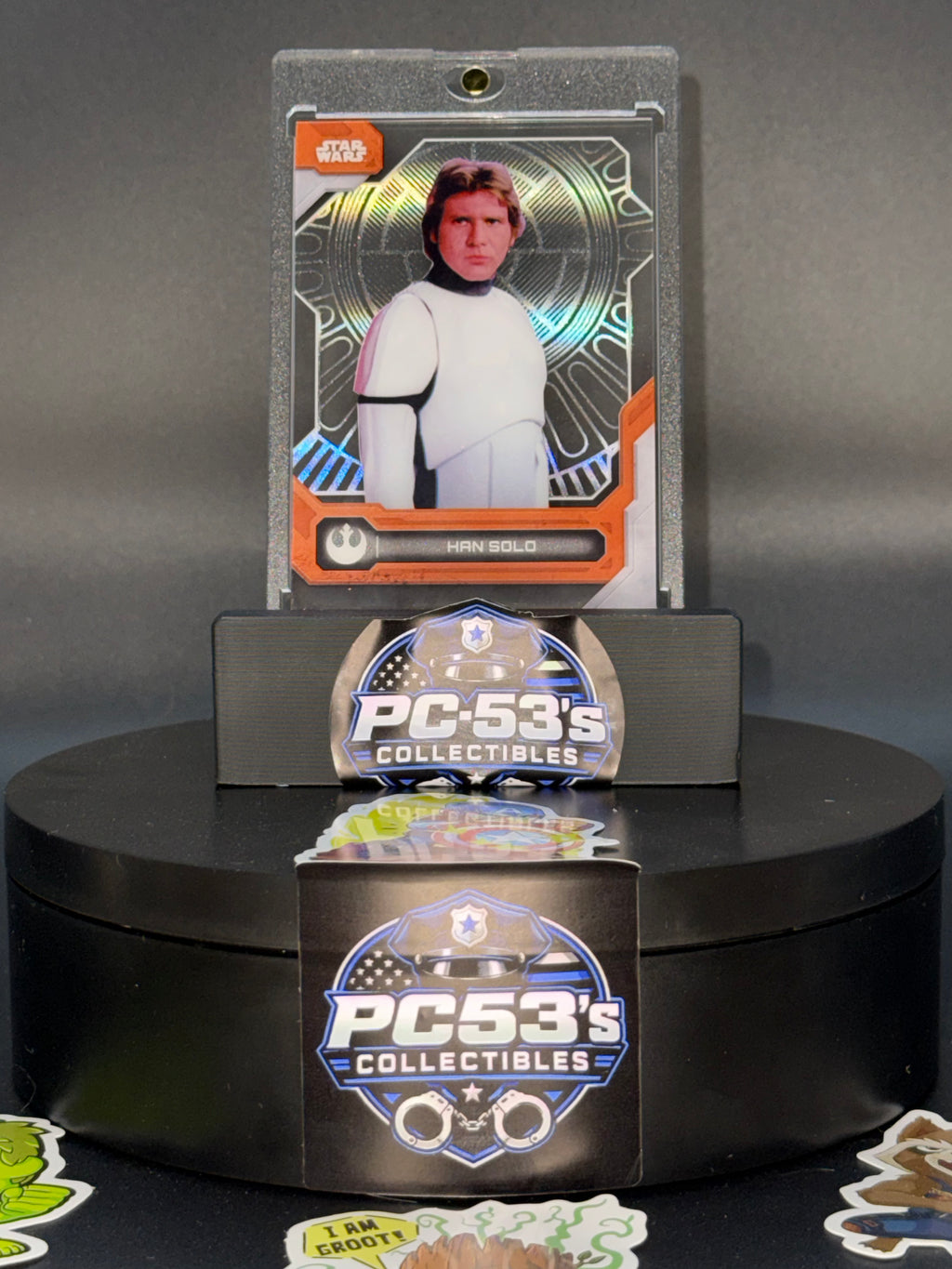 Topps 2017 Star Wars High Tek Han Solo Orange Parallel #47 A New Hope Ford