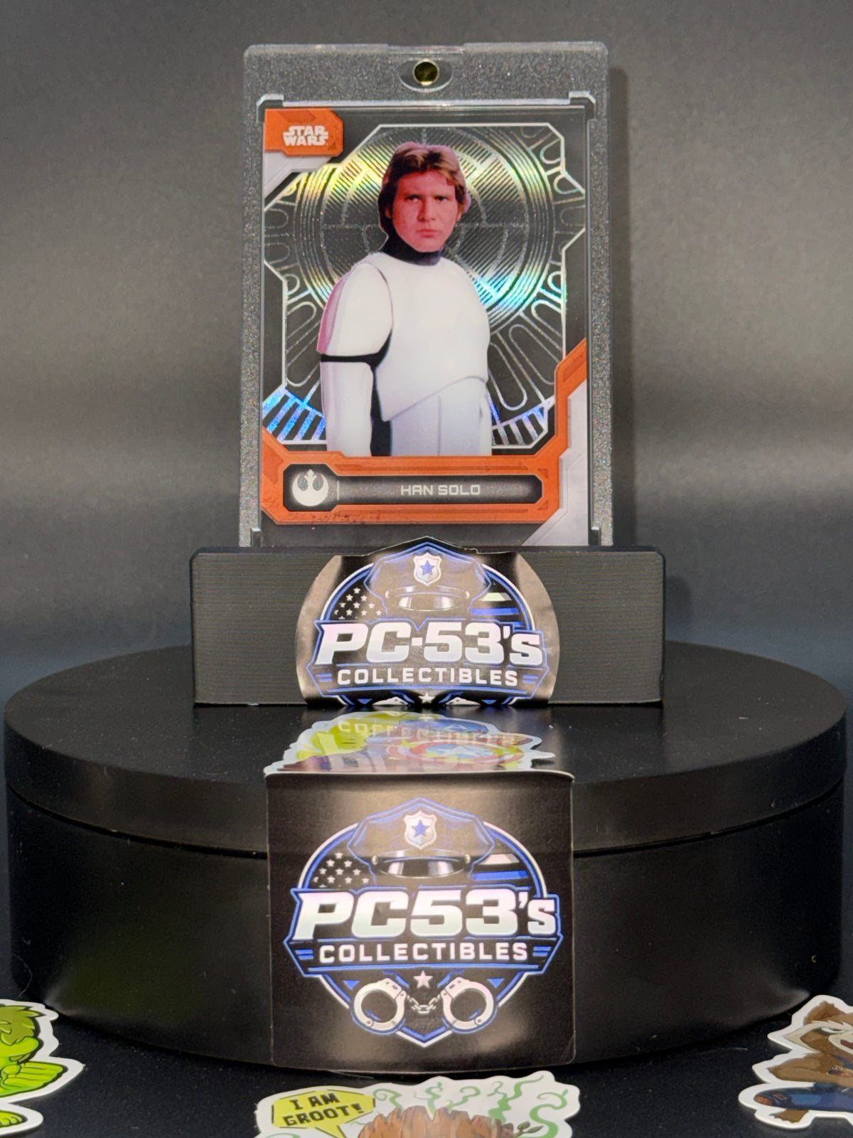 Topps 2017 Star Wars High Tek Han Solo Orange Parallel #47 A New Hope Ford