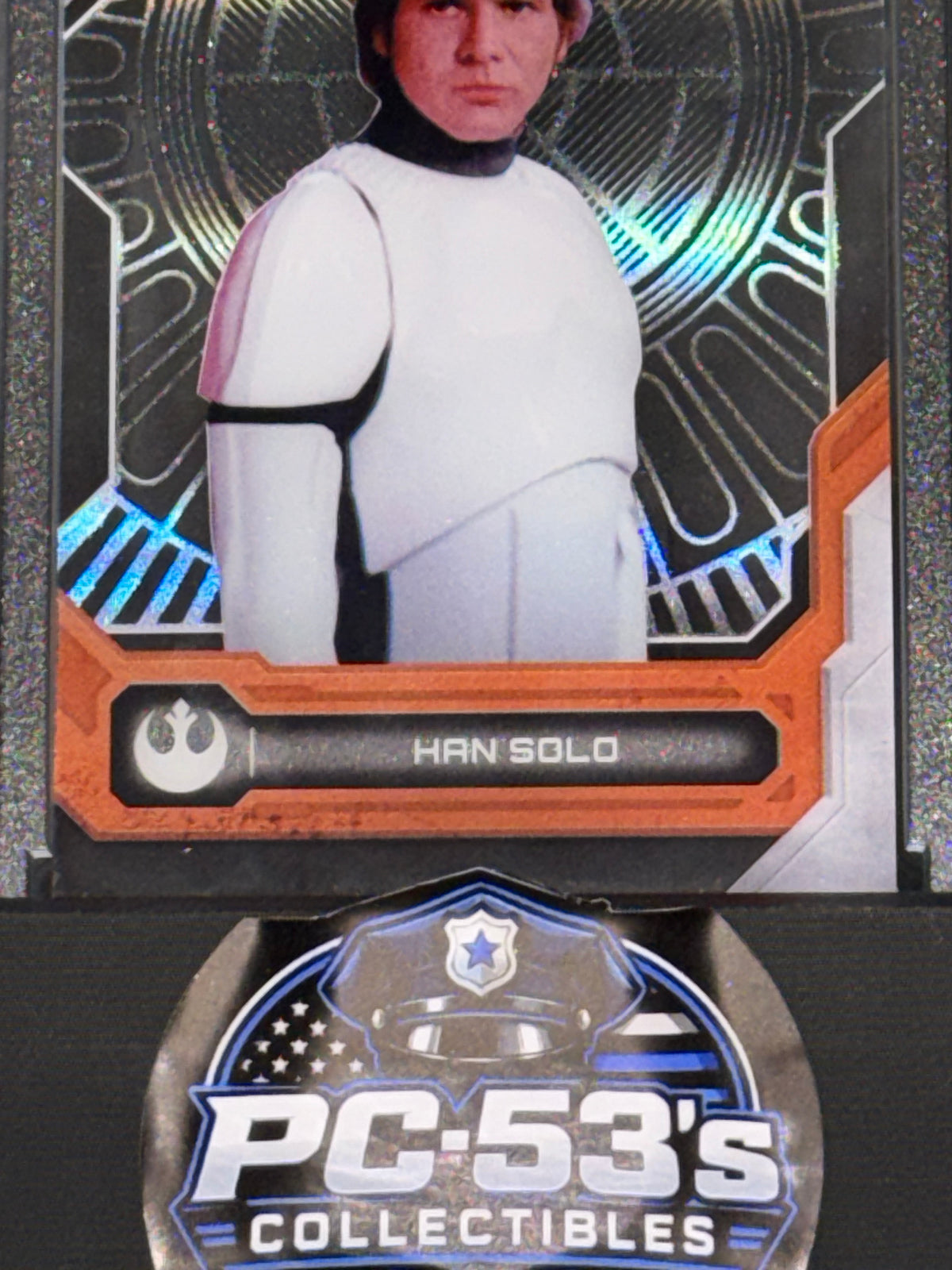 Topps 2017 Star Wars High Tek Han Solo Orange Parallel #47 A New Hope Ford