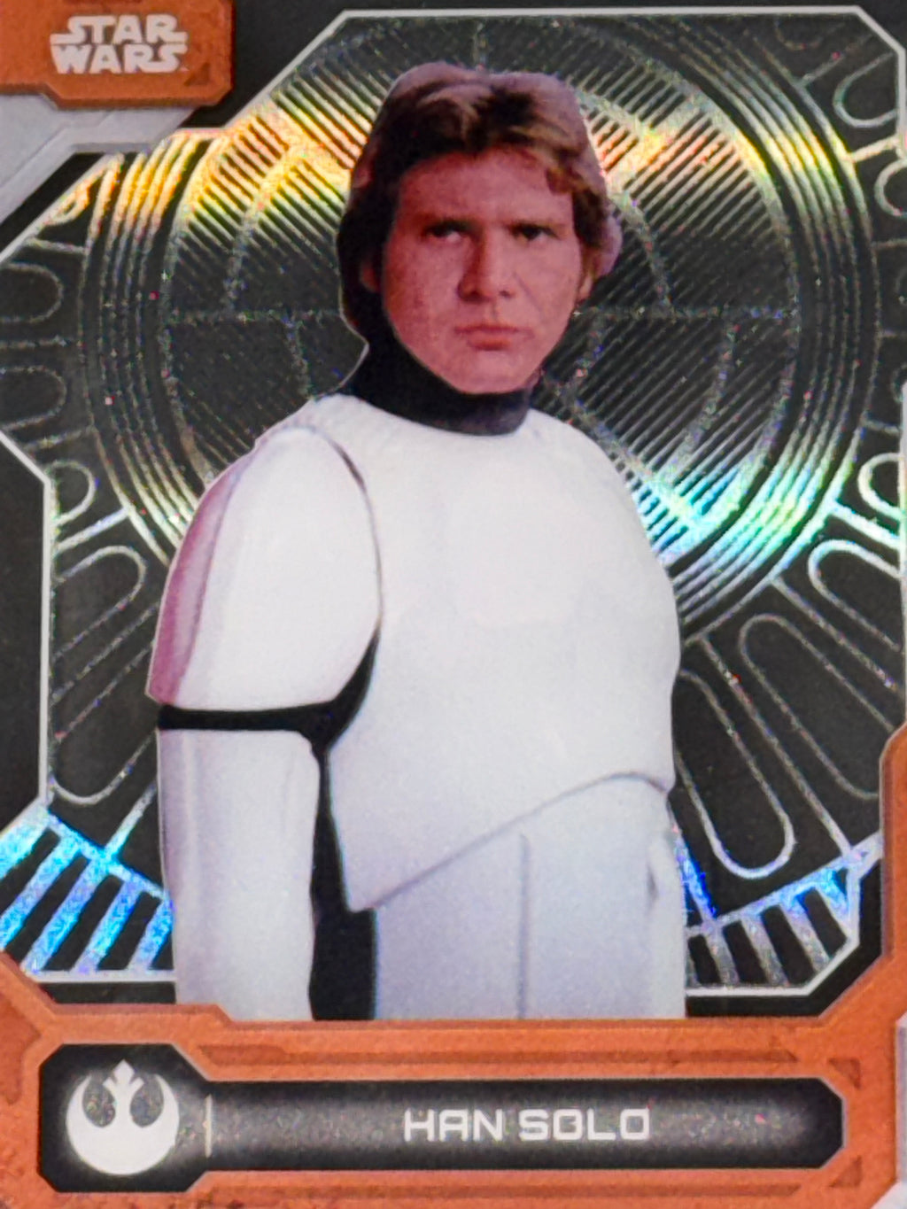 Topps 2017 Star Wars High Tek Han Solo Orange Parallel #47 A New Hope Ford