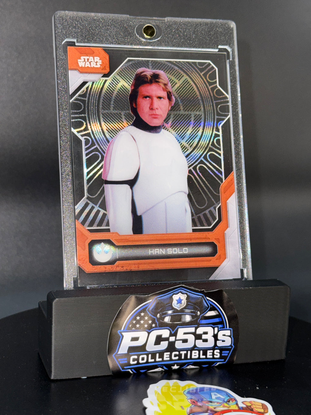 Topps 2017 Star Wars High Tek Han Solo Orange Parallel #47 A New Hope Ford