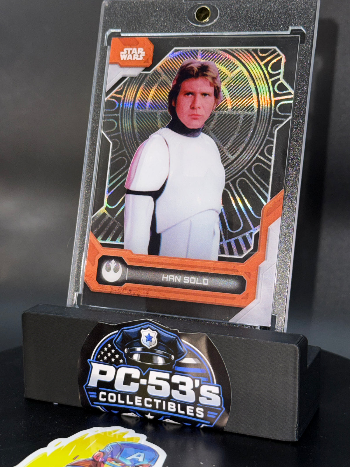 Topps 2017 Star Wars High Tek Han Solo Orange Parallel #47 A New Hope Ford