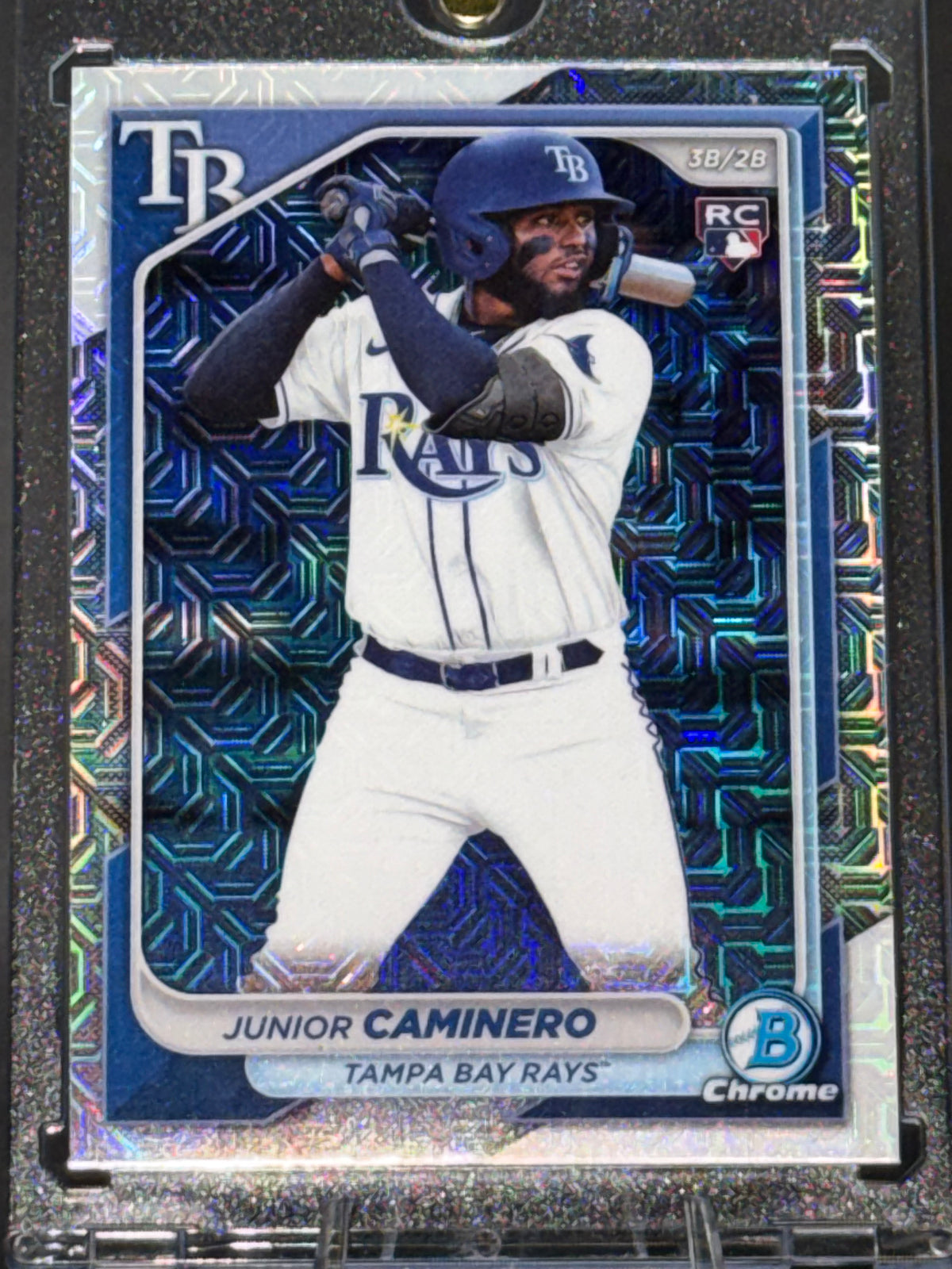 Junior Caminero Tampa Bay Rays 2023 RC 2-Card Lot Bowman Chrome & Topps #328 #20