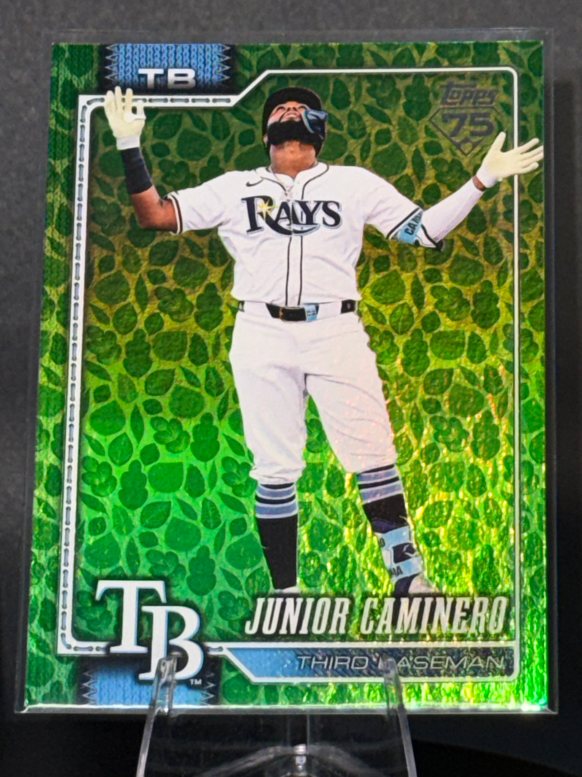 Junior Caminero Tampa Bay Rays 2023 RC 2-Card Lot Bowman Chrome & Topps #328 #20