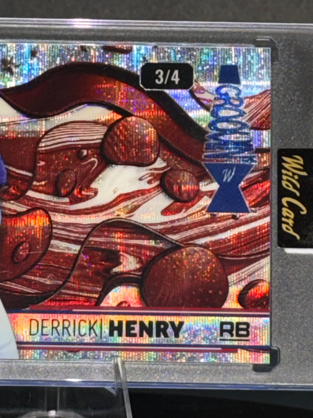 Wild Card 2026 Football Alumination Scotch Plaid Red Groovin’ Derrick Henry 3/4