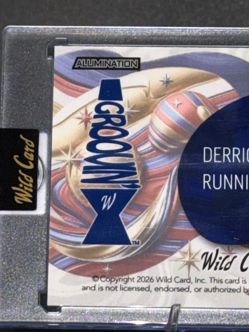 Wild Card 2026 Football Alumination Scotch Plaid Red Groovin’ Derrick Henry 3/4