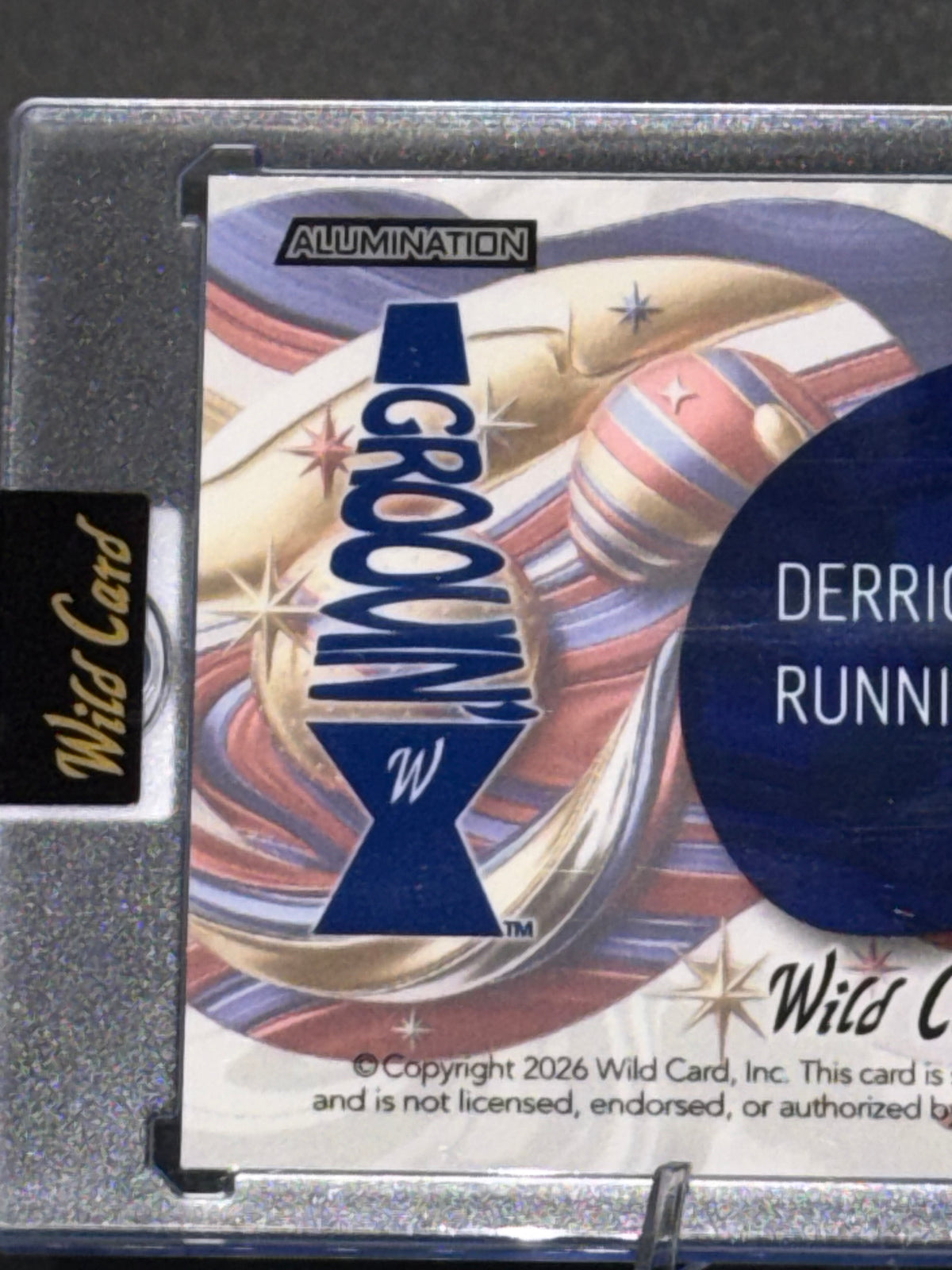 Wild Card 2026 Football Alumination Scotch Plaid Red Groovin’ Derrick Henry 3/4