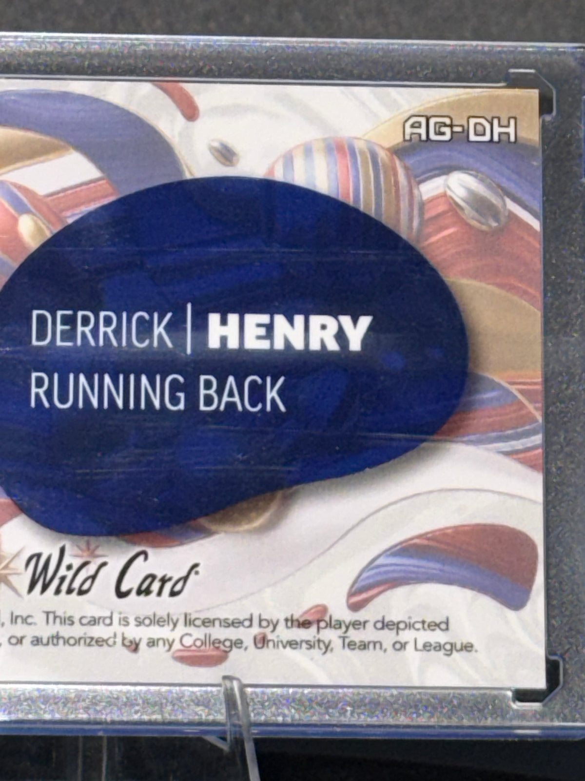 Wild Card 2026 Football Alumination Scotch Plaid Red Groovin’ Derrick Henry 3/4