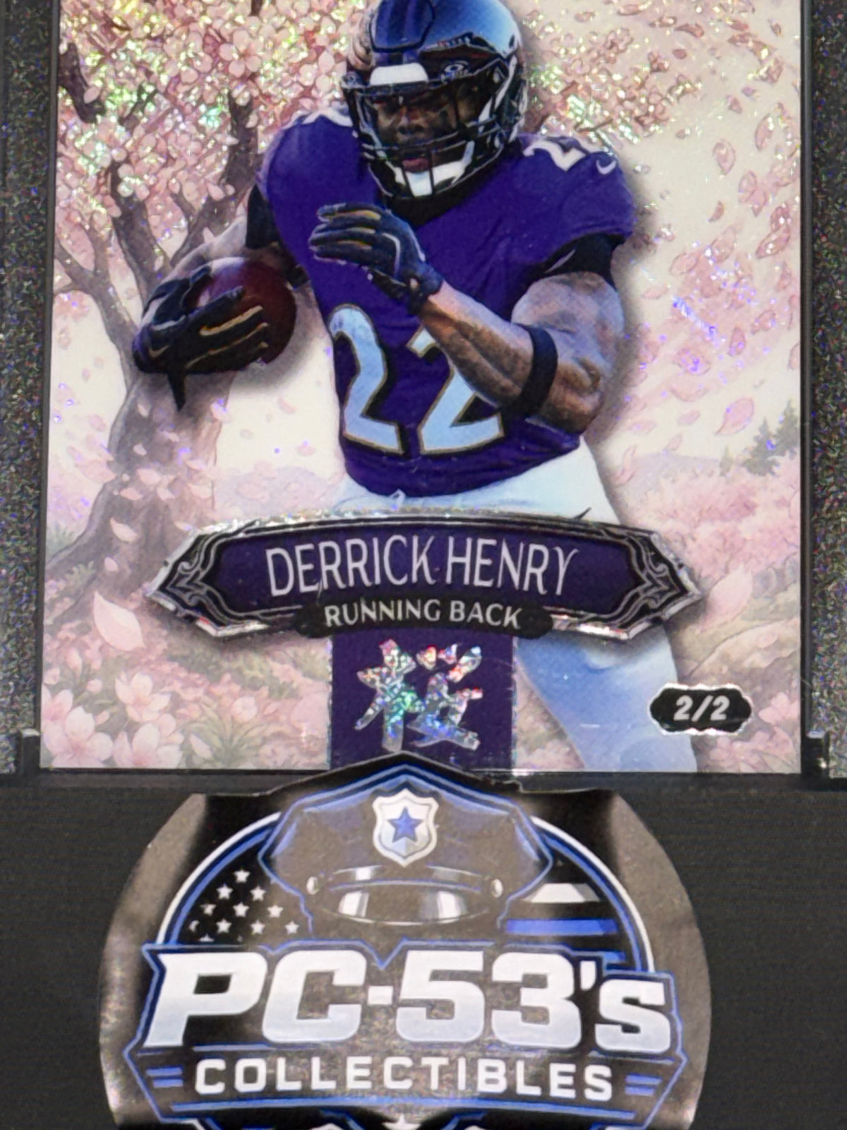 Wild Card 2026 Fantasy Football Kanji Crosshatch Cherry White Derrick Henry 2/2