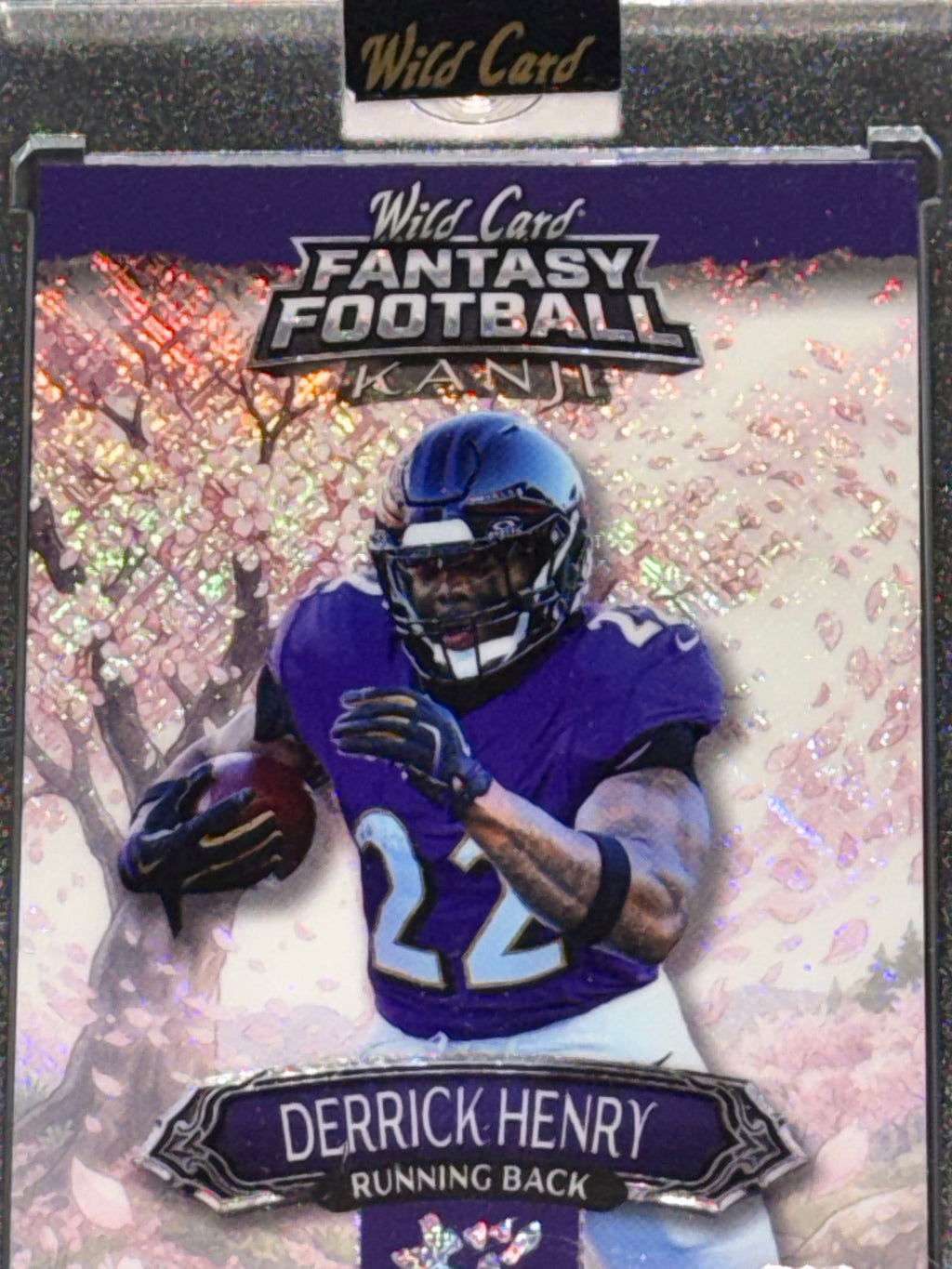 Wild Card 2026 Fantasy Football Kanji Crosshatch Cherry White Derrick Henry 2/2