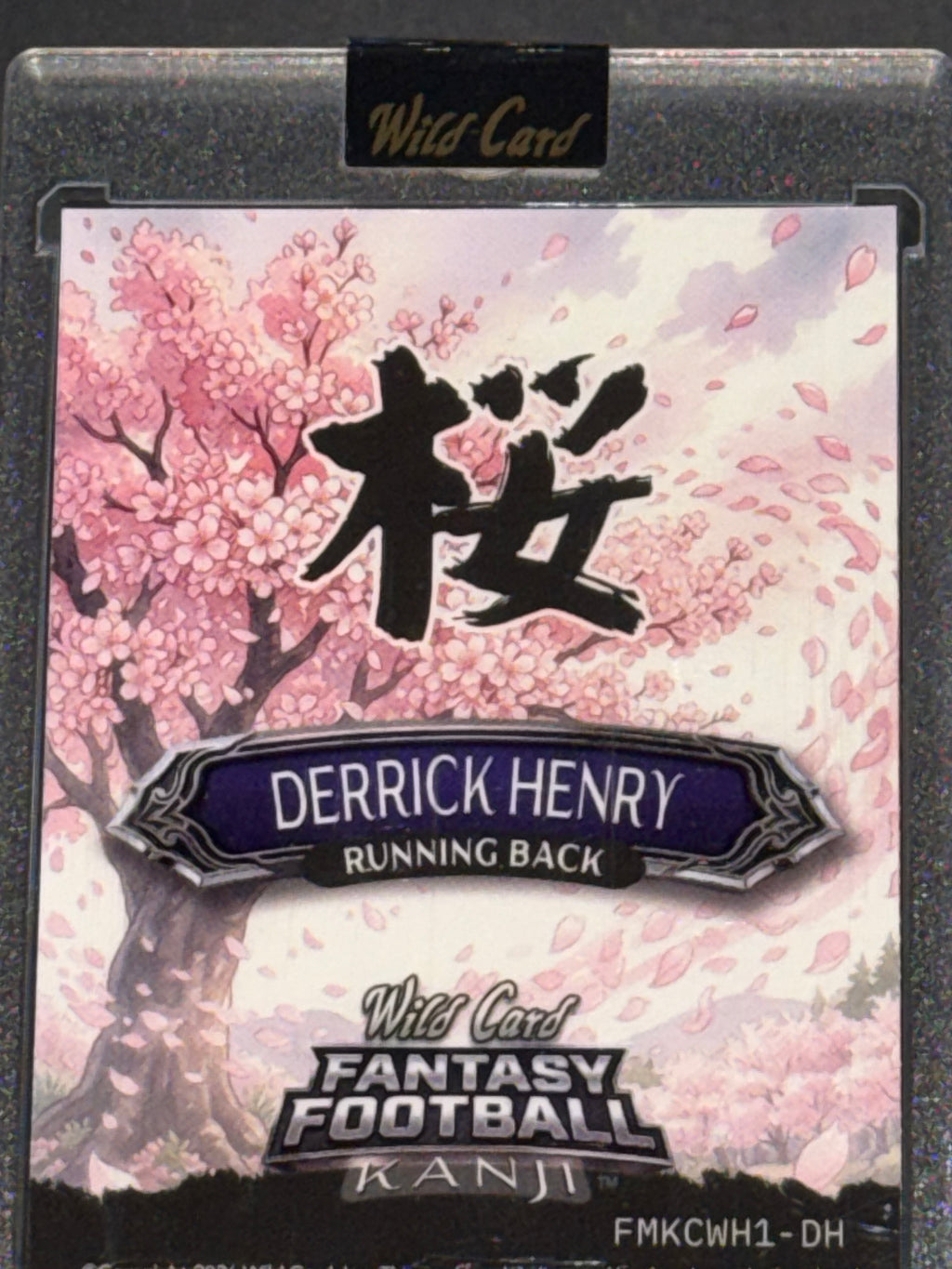 Wild Card 2026 Fantasy Football Kanji Crosshatch Cherry White Derrick Henry 2/2