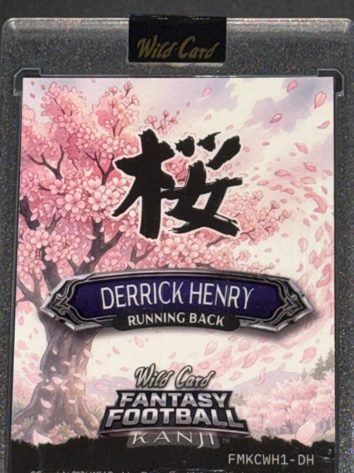 Wild Card 2026 Fantasy Football Kanji Crosshatch Cherry White Derrick Henry 2/2