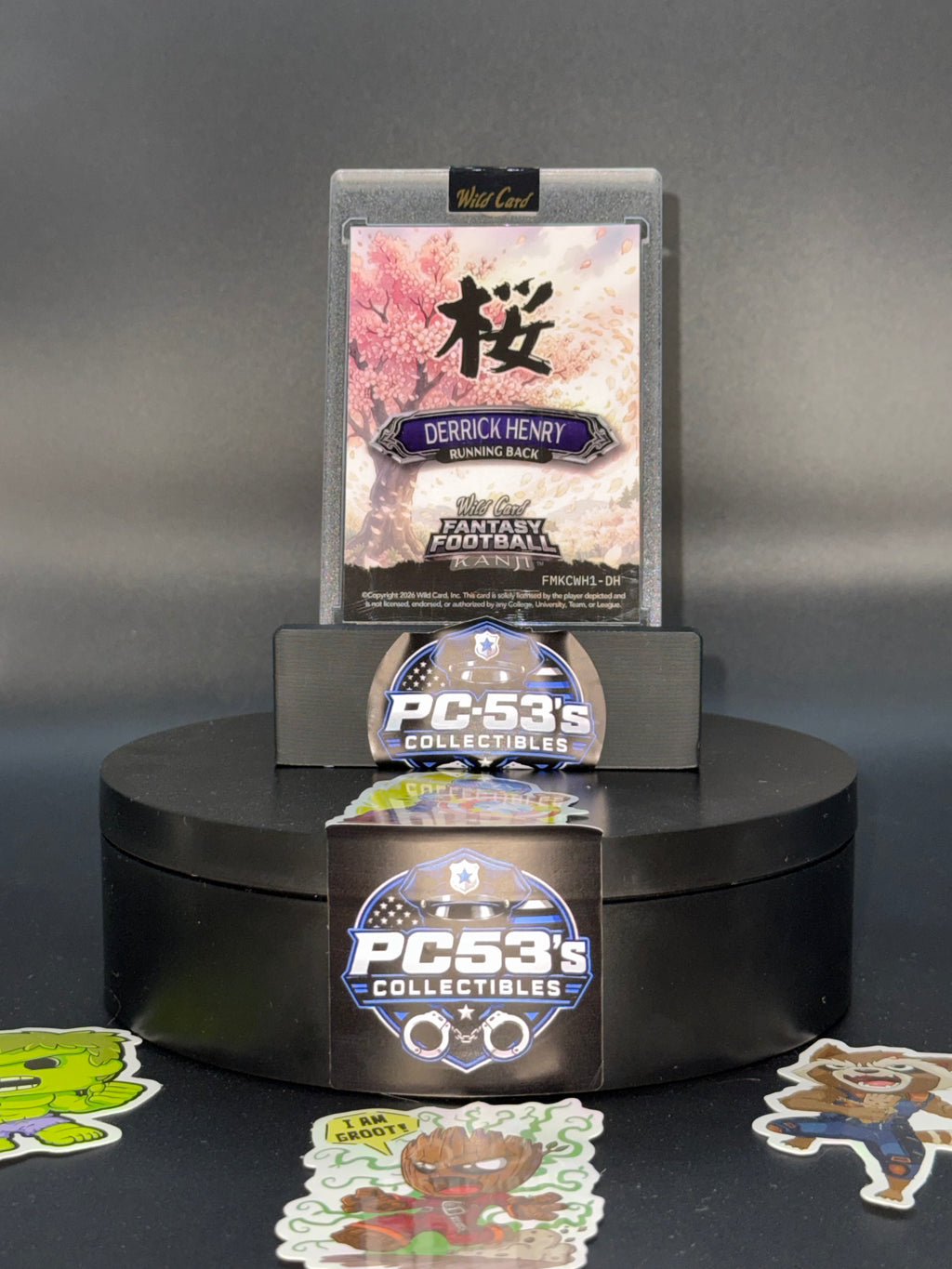 Wild Card 2026 Fantasy Football Kanji Crosshatch Cherry White Derrick Henry 2/2