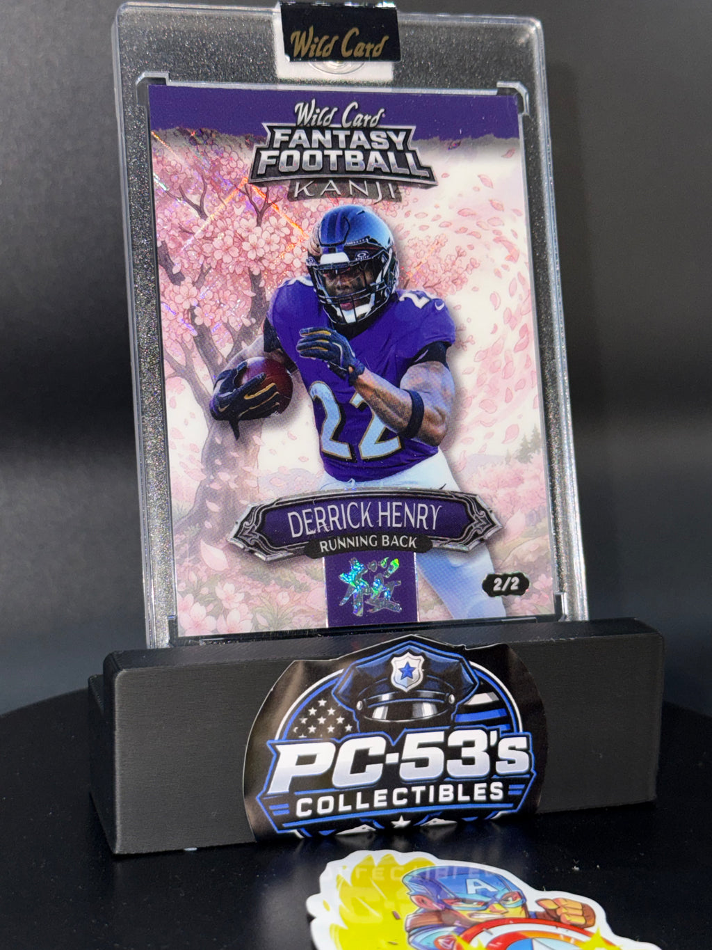 Wild Card 2026 Fantasy Football Kanji Crosshatch Cherry White Derrick Henry 2/2