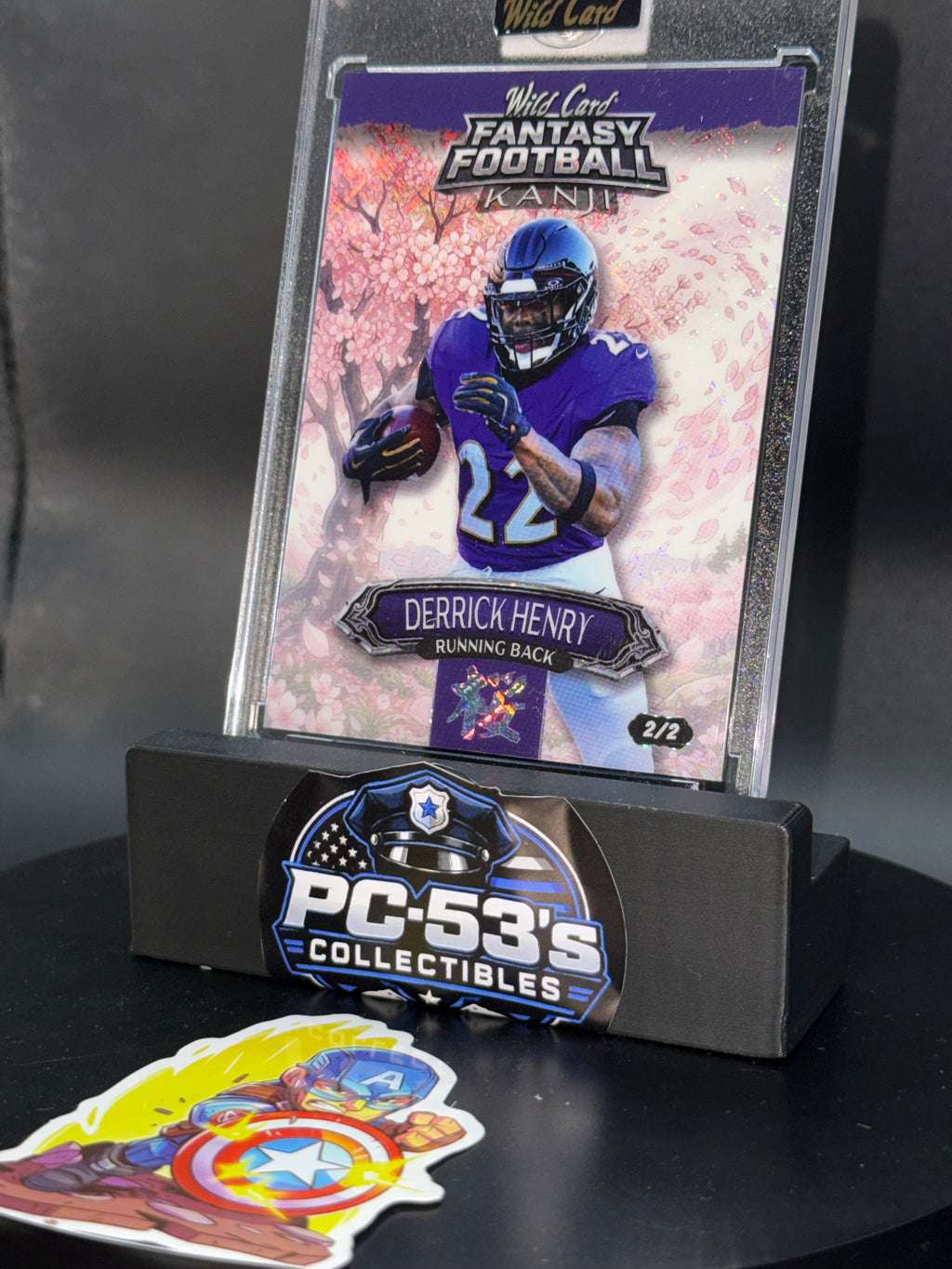 Wild Card 2026 Fantasy Football Kanji Crosshatch Cherry White Derrick Henry 2/2