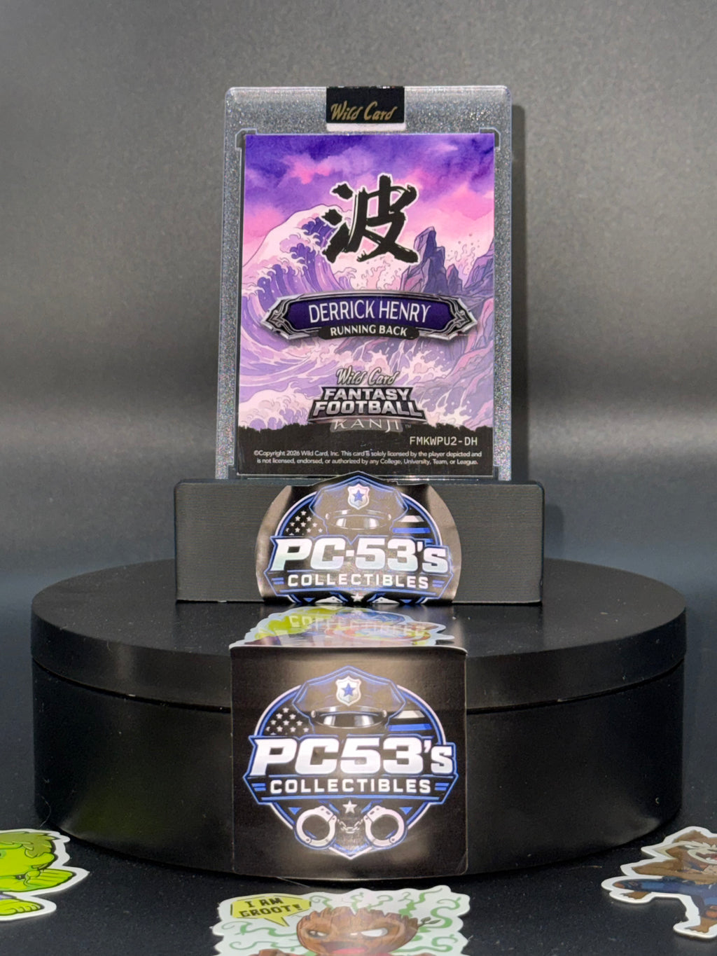 Wild Card 2026 Fantasy Football Kanji Prism Wave Purple Derrick Henry 1/5