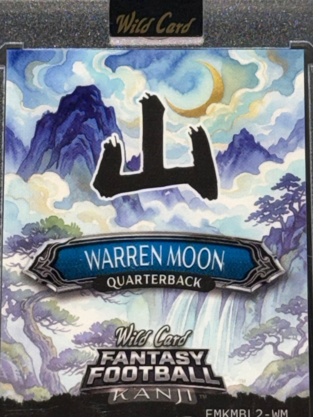 Wild Card 2026 Fantasy Football Kanji Rainbow Mountain Blue Warren Moon 2/5