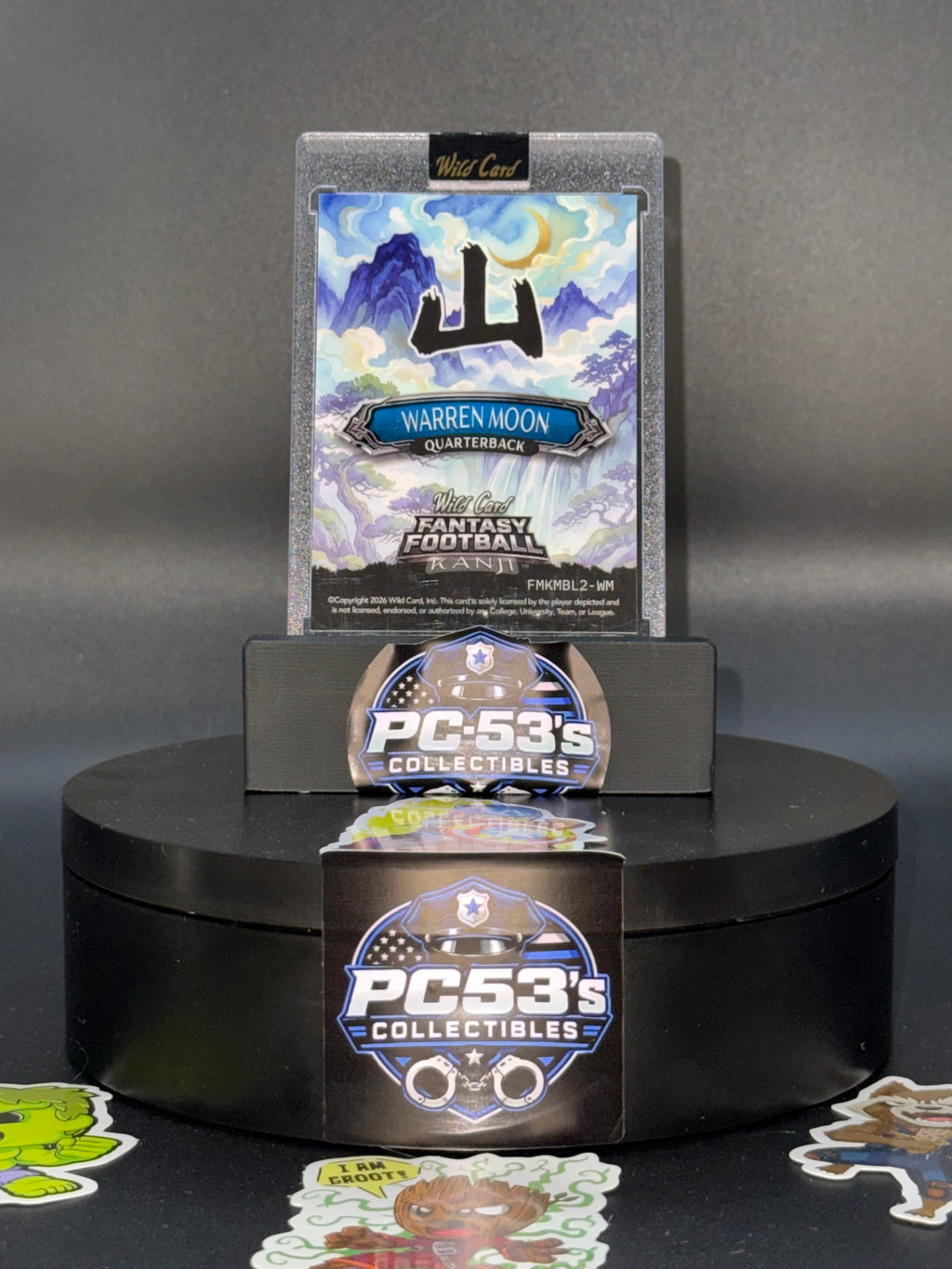 Wild Card 2026 Fantasy Football Kanji Rainbow Mountain Blue Warren Moon 2/5
