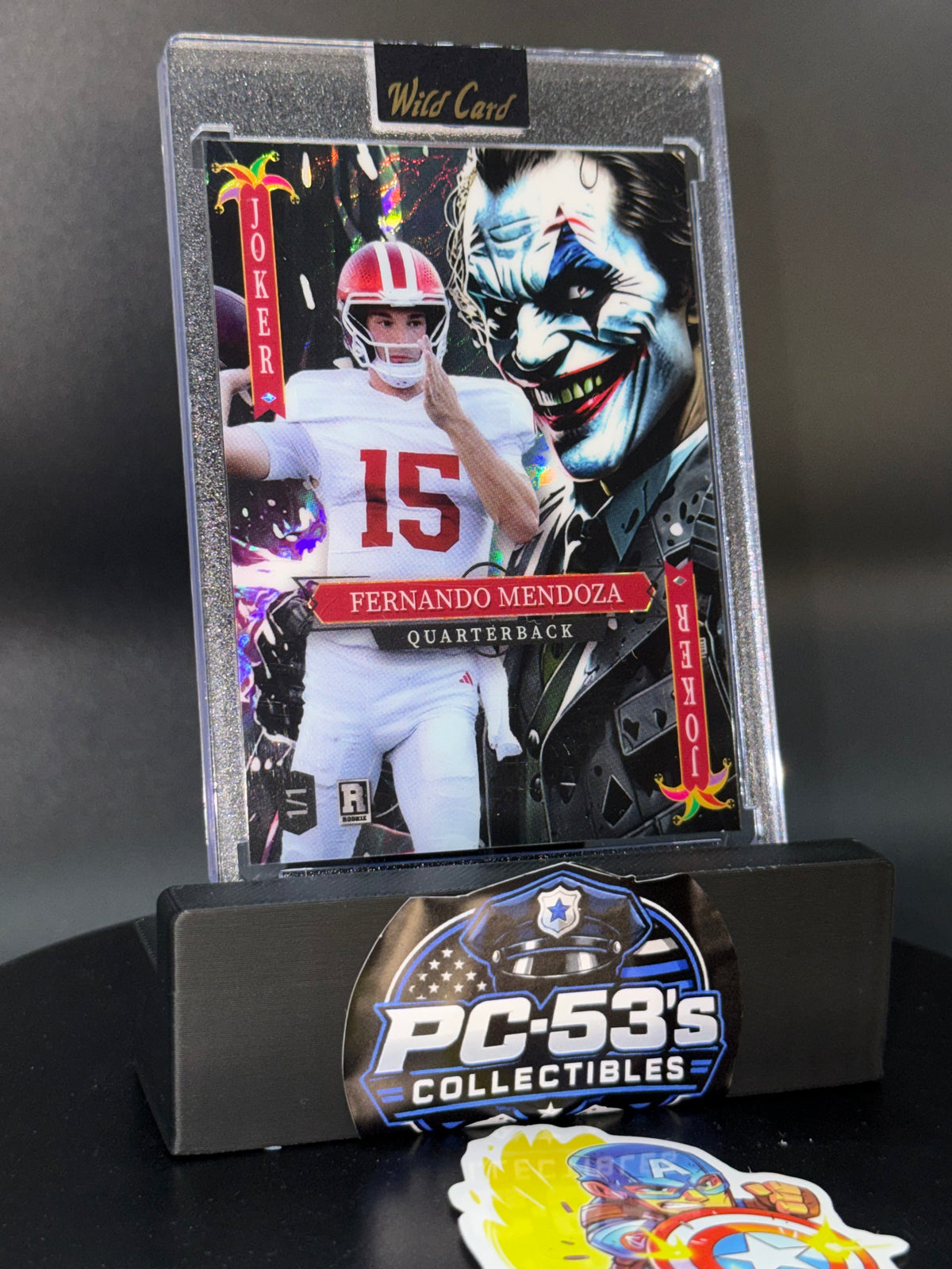 Wild Card 2025 Jokers Wild Crystal Holo Fernando Mendoza 1/1