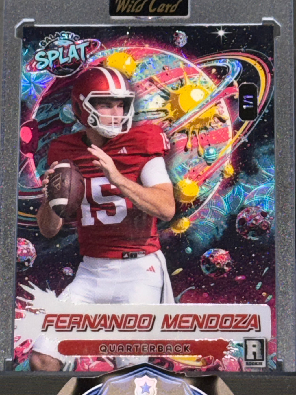 Wild Card 2026 Galactic Splat Kaleidoscope Fernando Mendoza 1/1