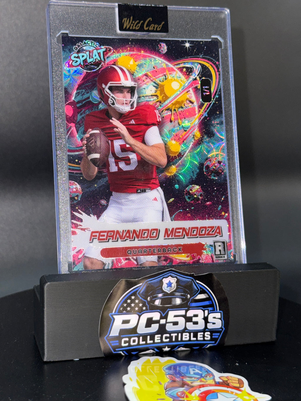 Wild Card 2026 Galactic Splat Kaleidoscope Fernando Mendoza 1/1