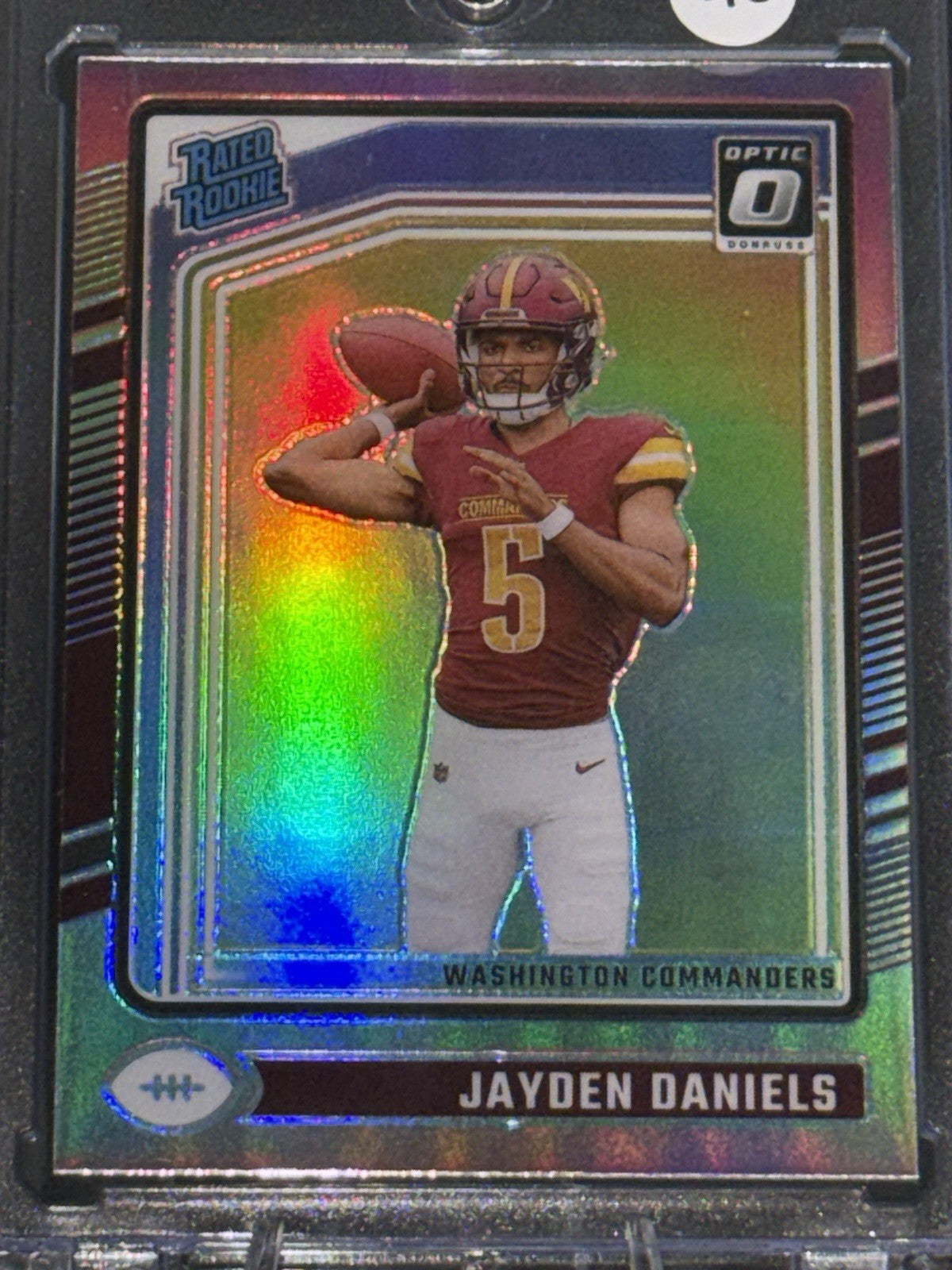 Panini 2024 Donruss Optic Rated Rookie Holo Prizm Jayden Daniels