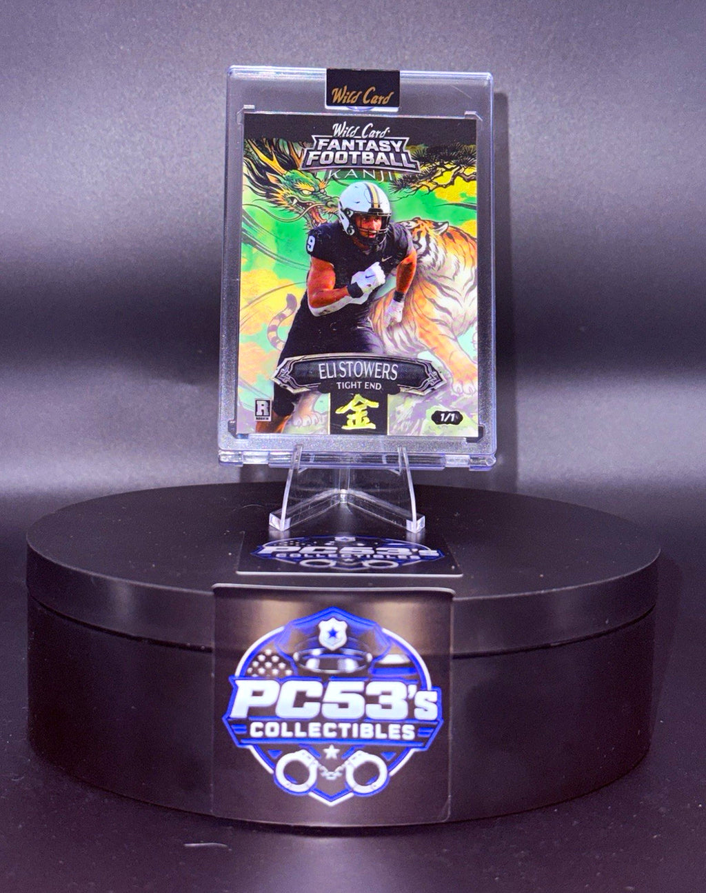 *Rare* Wild Card 2026 Fantasy Football Kanji GOLD KIN Green True 1/1 Eli Stowers