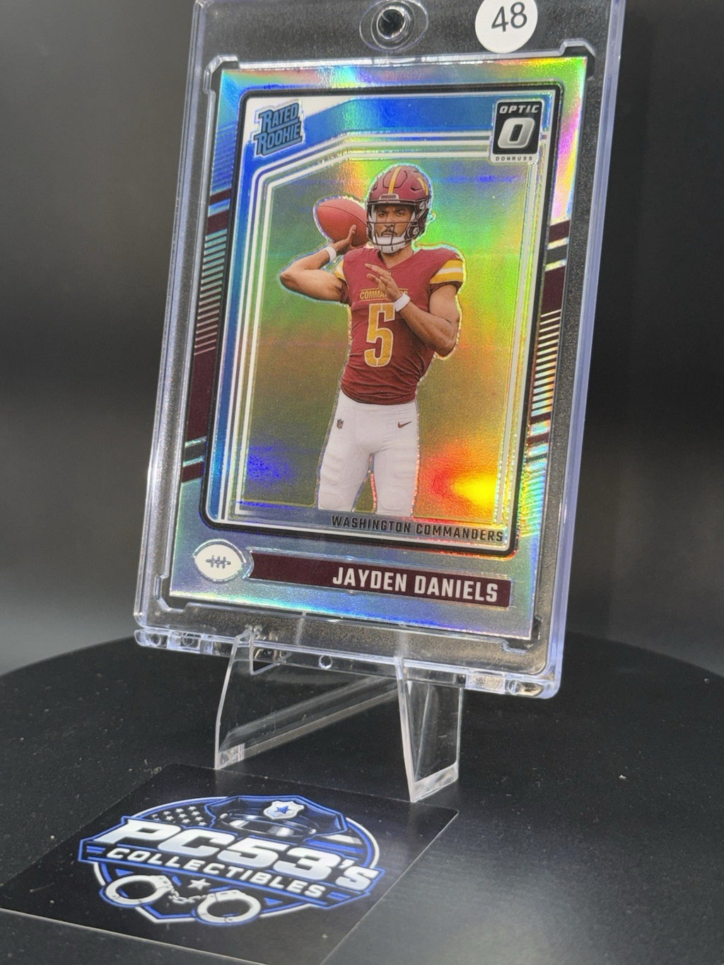 Panini 2024 Donruss Optic Rated Rookie Holo Prizm Jayden Daniels