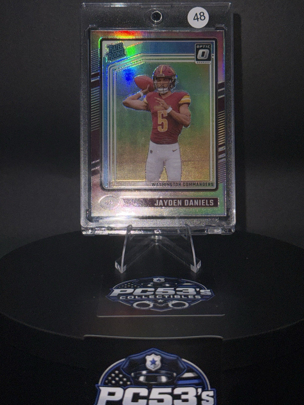 Panini 2024 Donruss Optic Rated Rookie Holo Prizm Jayden Daniels