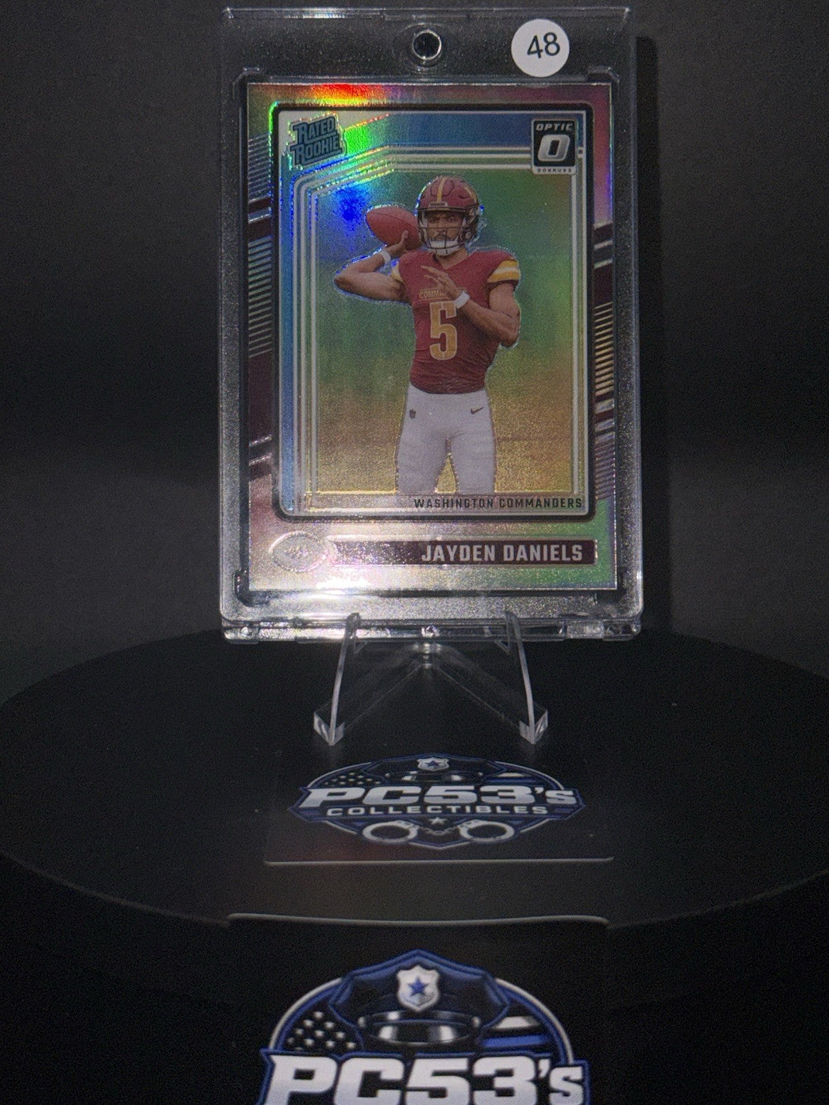Panini 2024 Donruss Optic Rated Rookie Holo Prizm Jayden Daniels