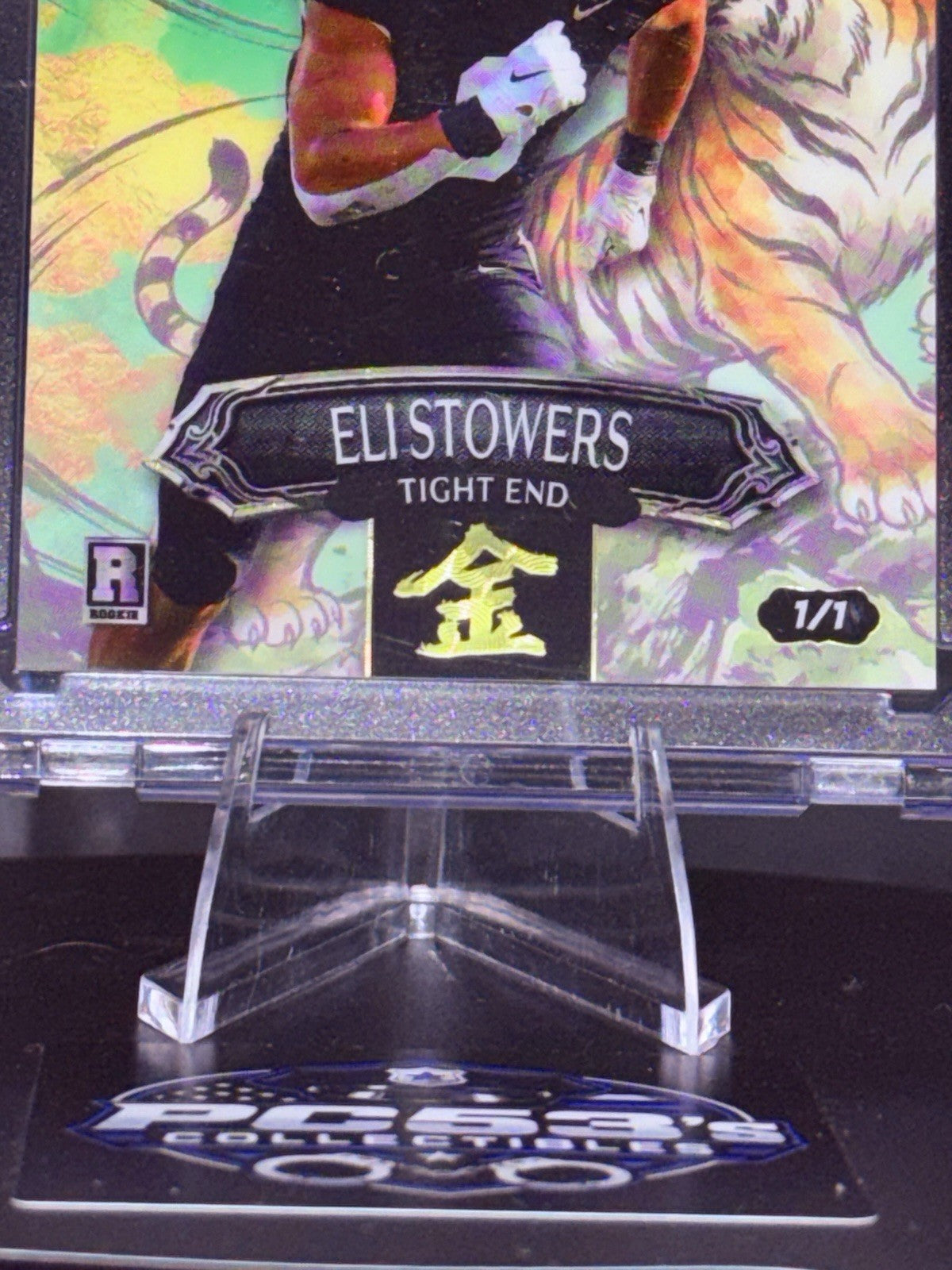*Rare* Wild Card 2026 Fantasy Football Kanji GOLD KIN Green True 1/1 Eli Stowers