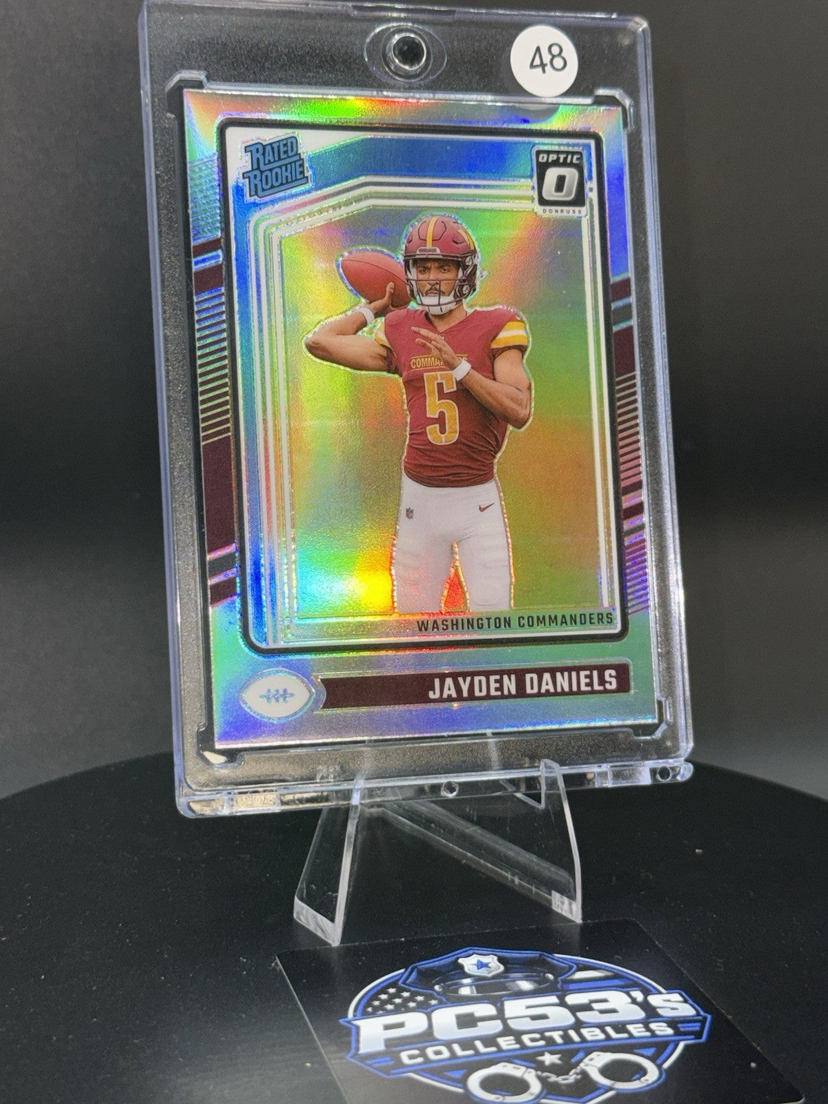 Panini 2024 Donruss Optic Rated Rookie Holo Prizm Jayden Daniels
