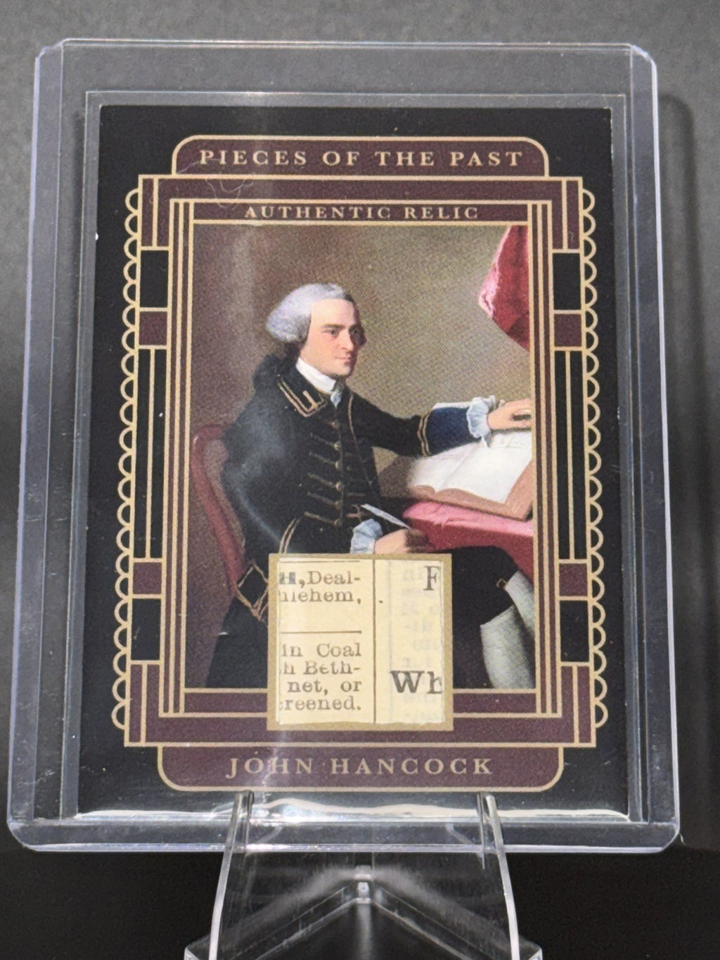 2023 Pieces of the Past Founders Edition Relic Andrew Carnegie #43