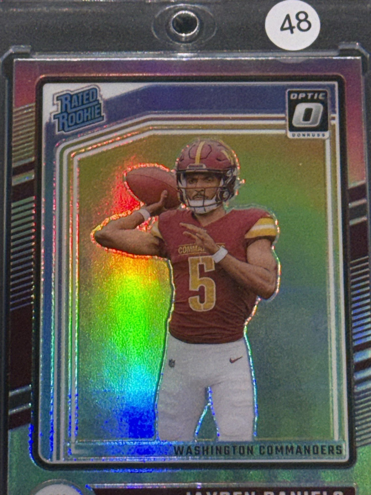 Panini 2024 Donruss Optic Rated Rookie Holo Prizm Jayden Daniels