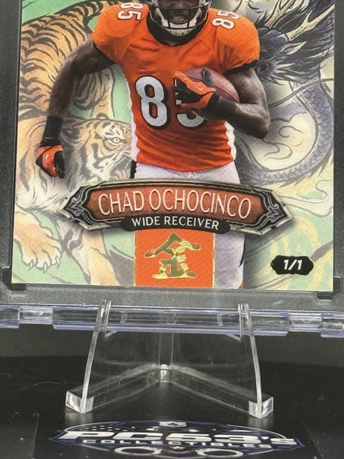 *Rare*WildCard 2026 FantasyFootball Kanji GOLD KIN Green True 1/1 Chad Ochocinco